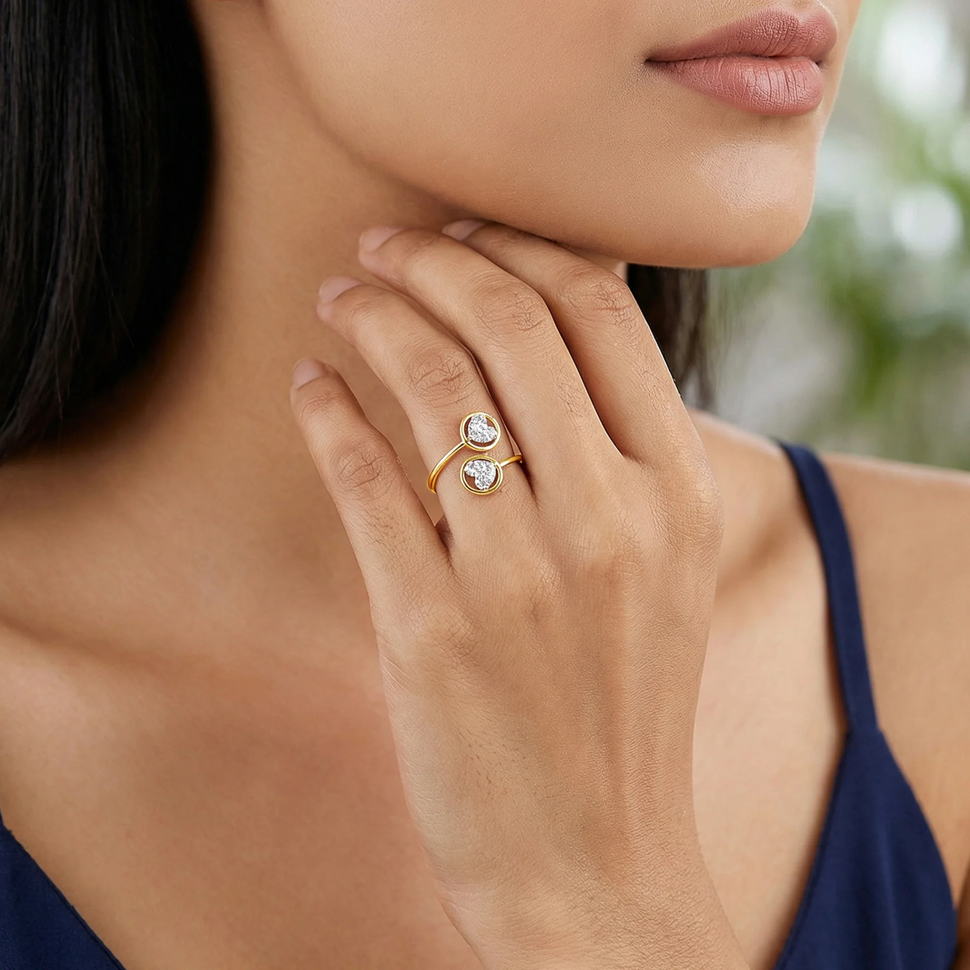 Gold Fantastic Love Lab Grown Diamond Ring (Size 12) - Image 3