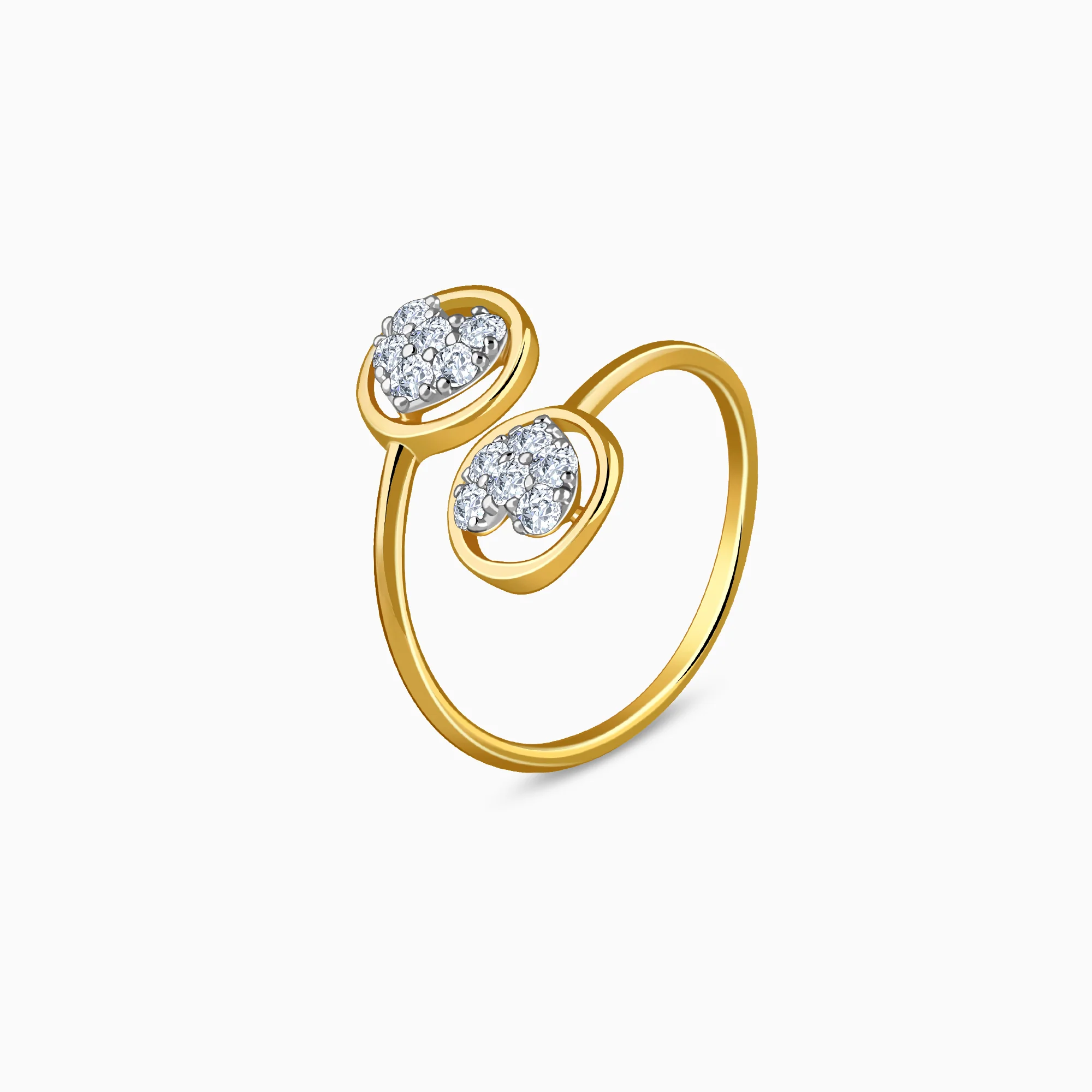 Gold Fantastic Love Lab Grown Diamond Ring (Size 12) - Image 4