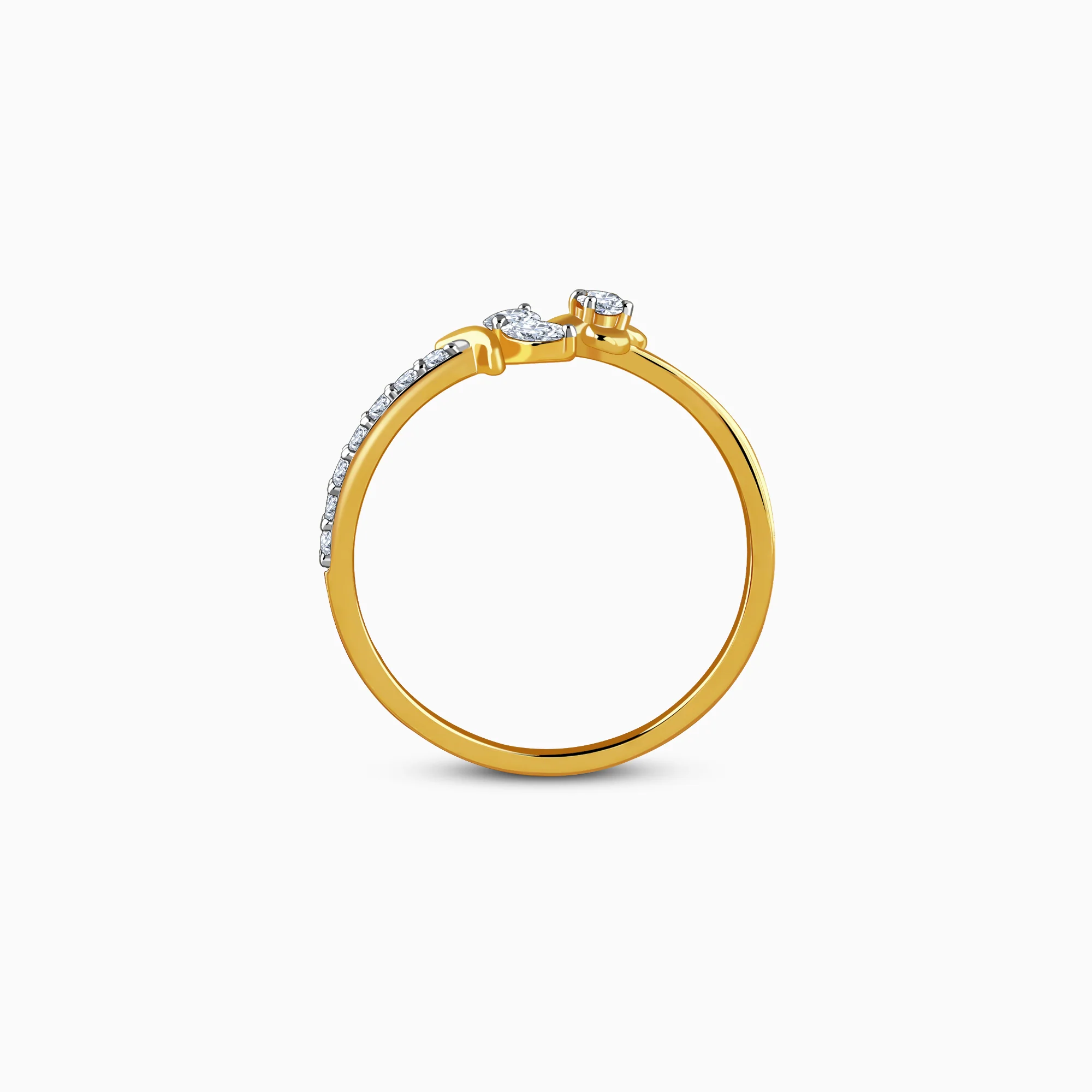 Gold Floret Dream Lab Grown Diamond Ring (Size 12) - Image 5