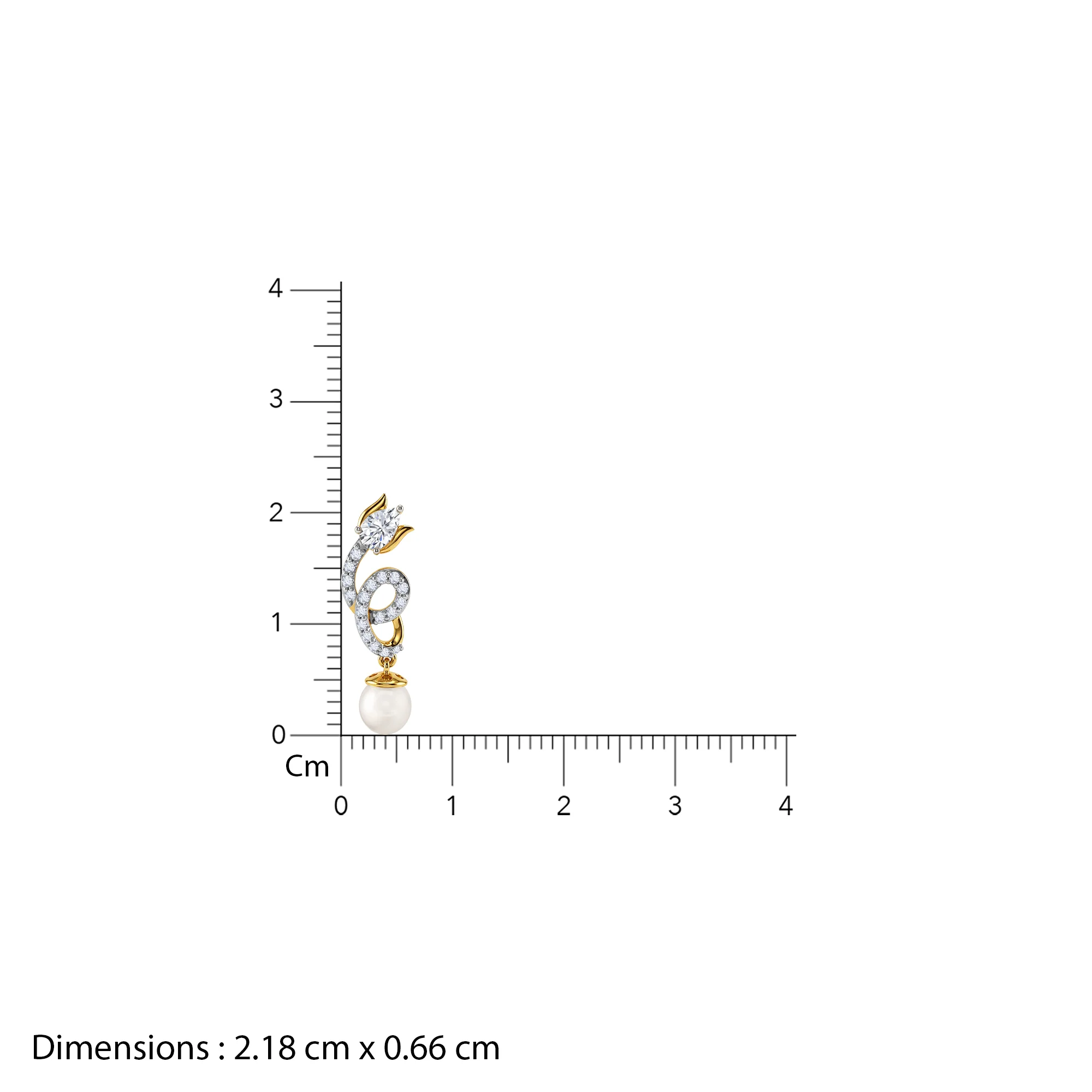 Gold Gleaming Shine Lab Grown Diamond Earrings - Image 5