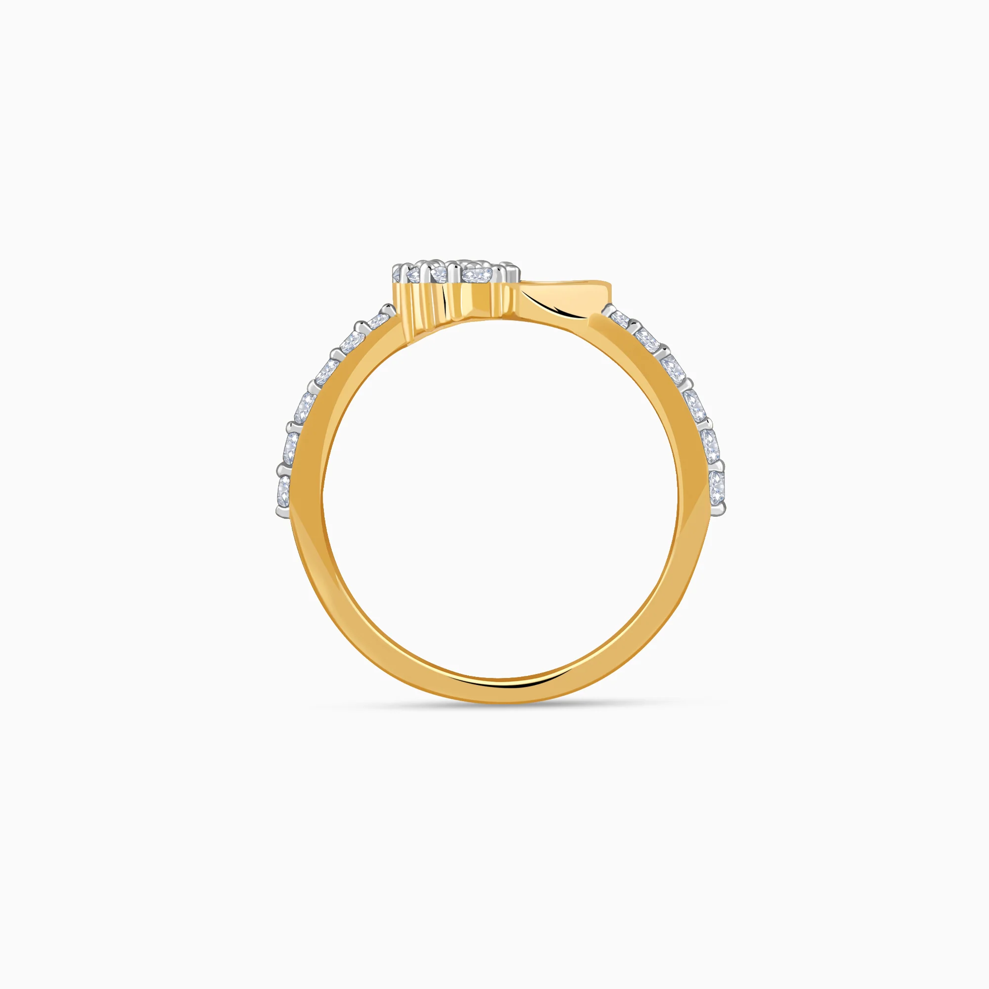 Gold Heartlight Lab Grown Diamond Ring - Image 5