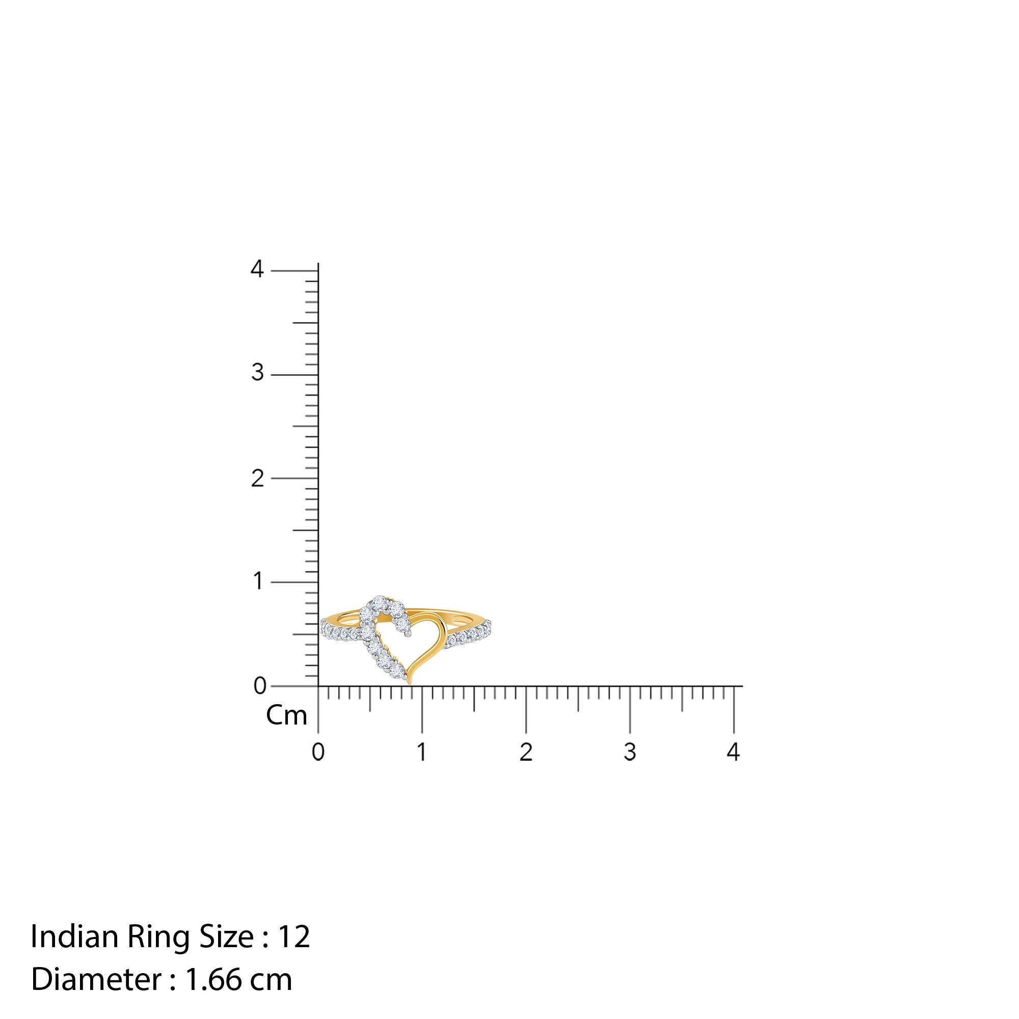 Gold Heartlight Lab Grown Diamond Ring - Image 6