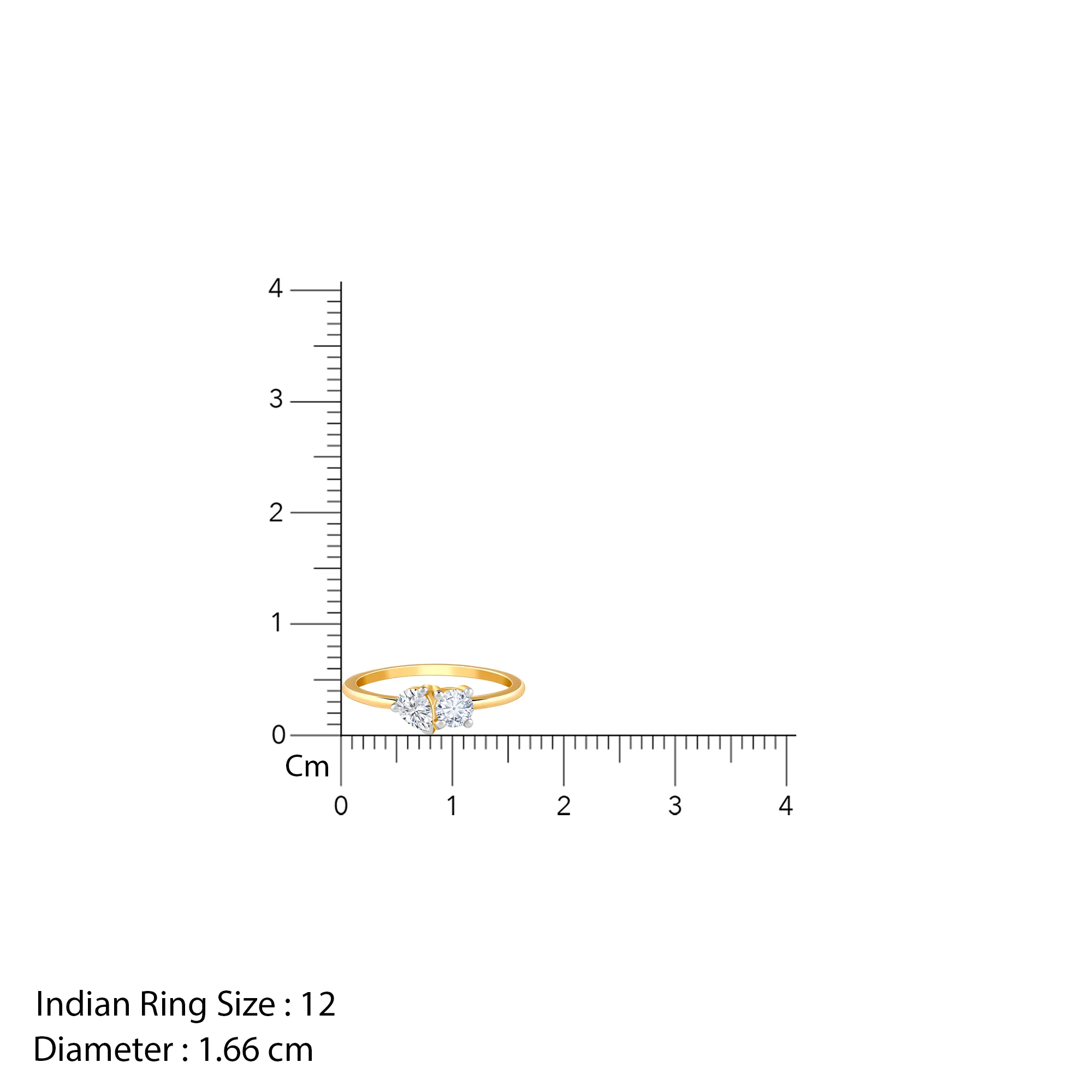 Gold Heartline Lab Grown Diamond Ring - Image 6