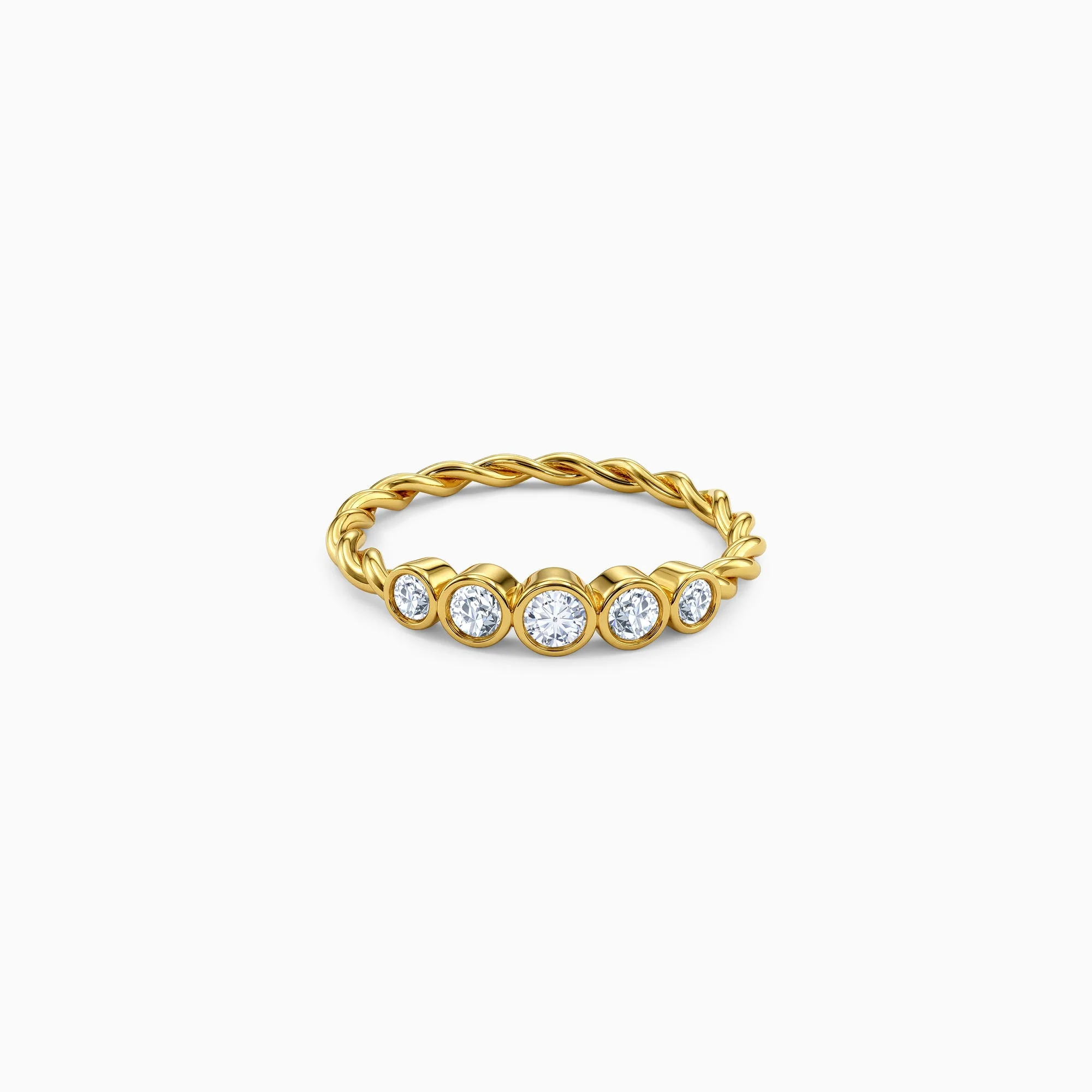 Gold Imber Lab Grown Diamond Ring (Size 12)