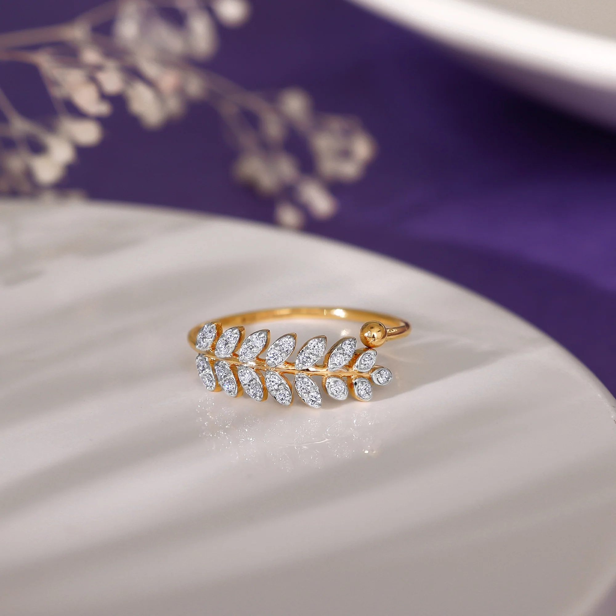 Gold Infinite Moments Diamond Ring - Image 2