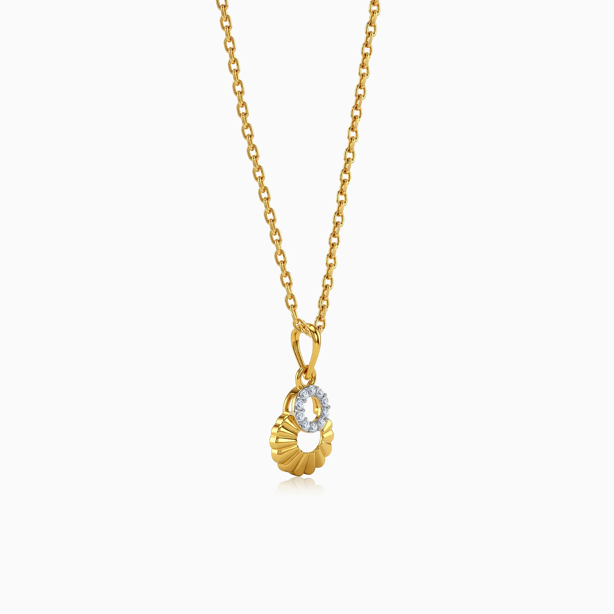 Gold Interstellar Lab Grown Diamond Pendant - Image 4