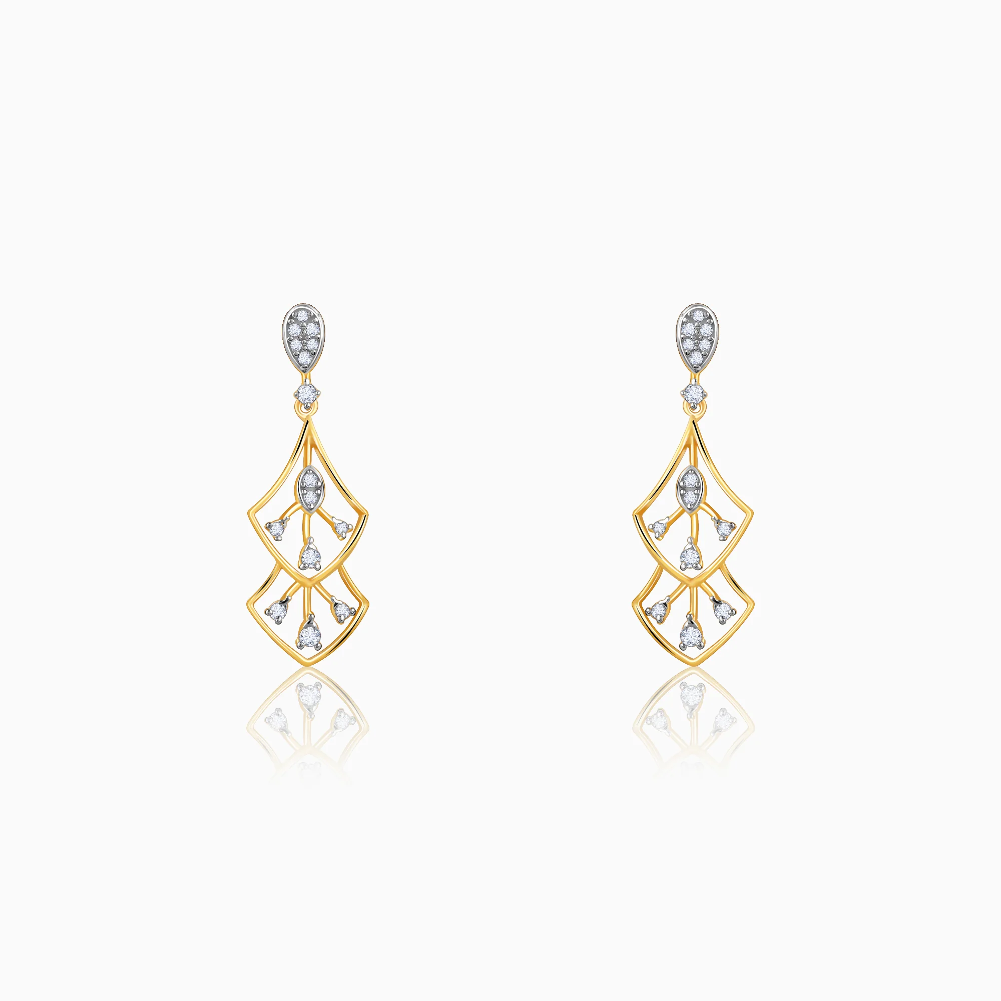 Gold Layered Luxe Lab Grown Diamond Earrings