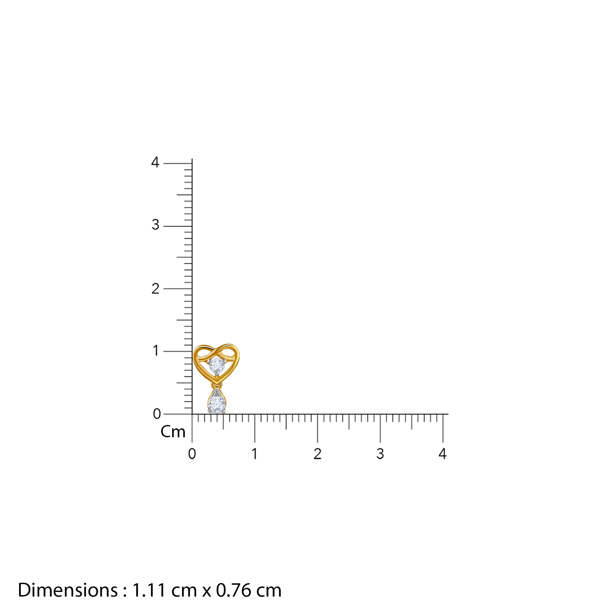 Gold Love Shine Lab Grown Diamond Studs - Image 6