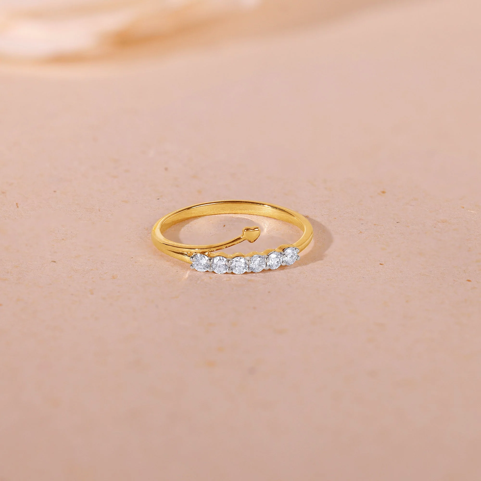 Gold Lovelight Lab Grown Diamond Ring - Image 2