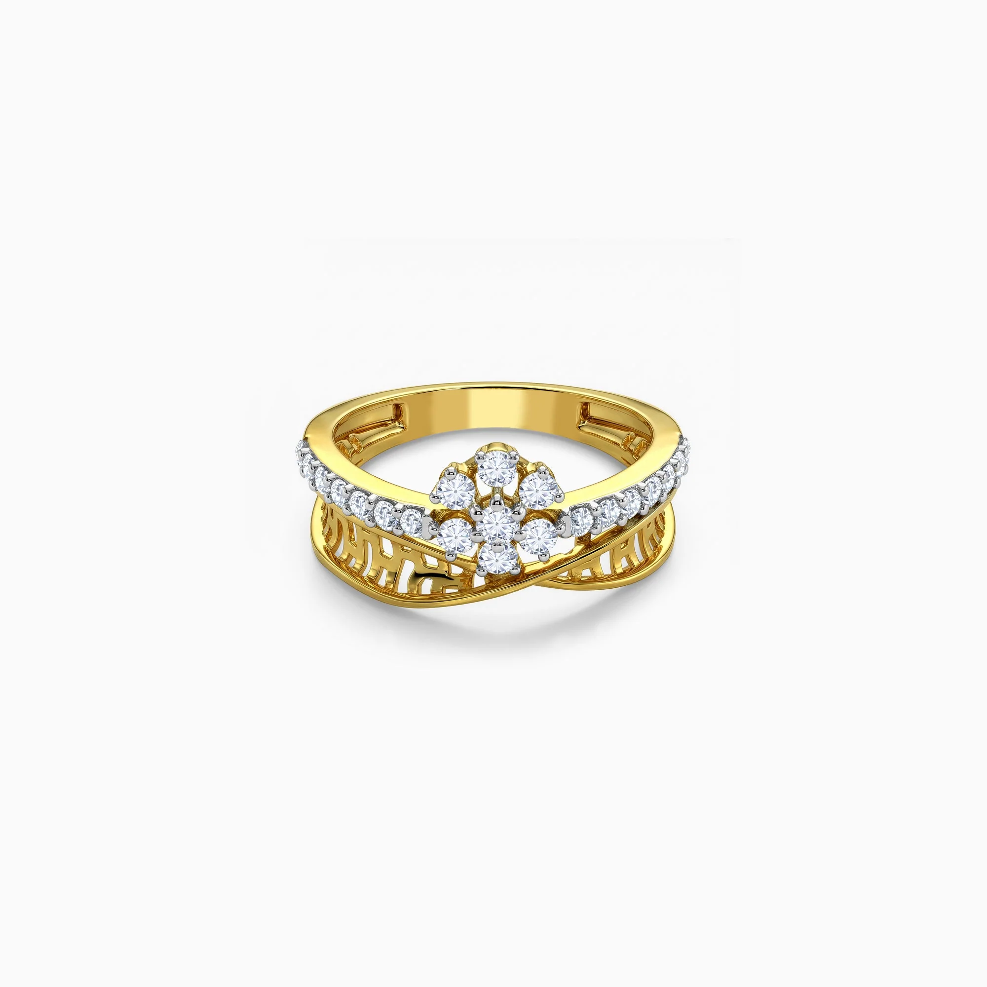 Gold Lyla Lab Grown Diamond Ring (Size 12)