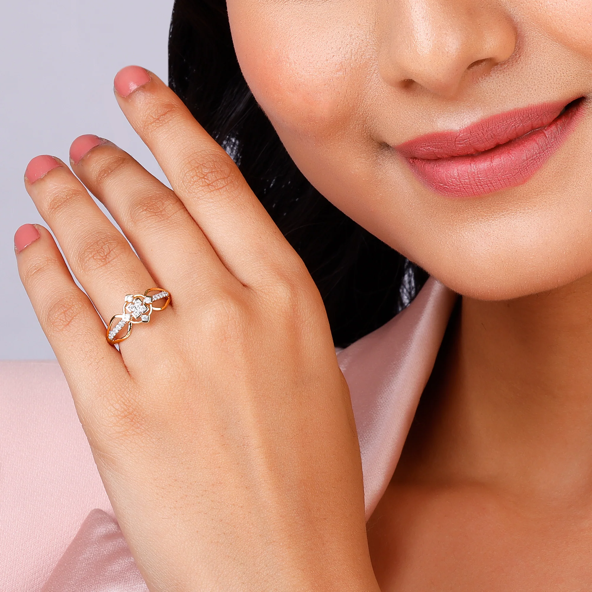 Gold Majestic Elegance Diamond Ring - Image 3