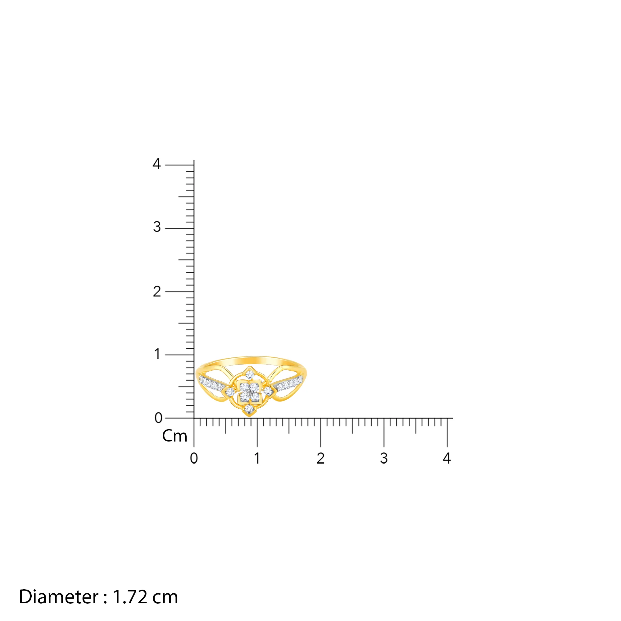 Gold Majestic Elegance Diamond Ring - Image 6