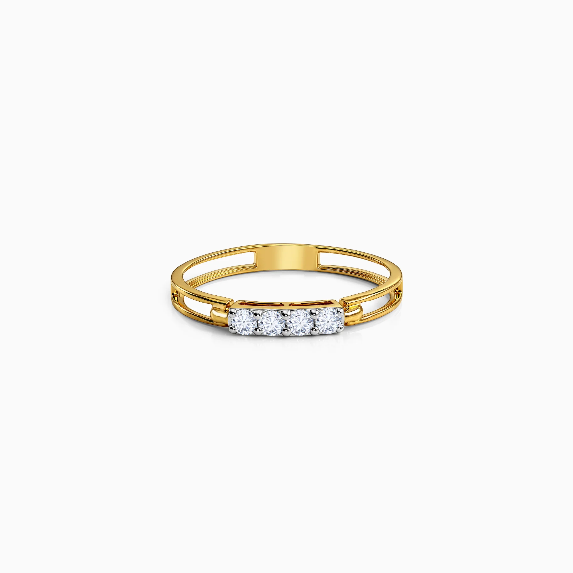 Gold Muse Mode Lab Grown Diamond Ring (Size 12)