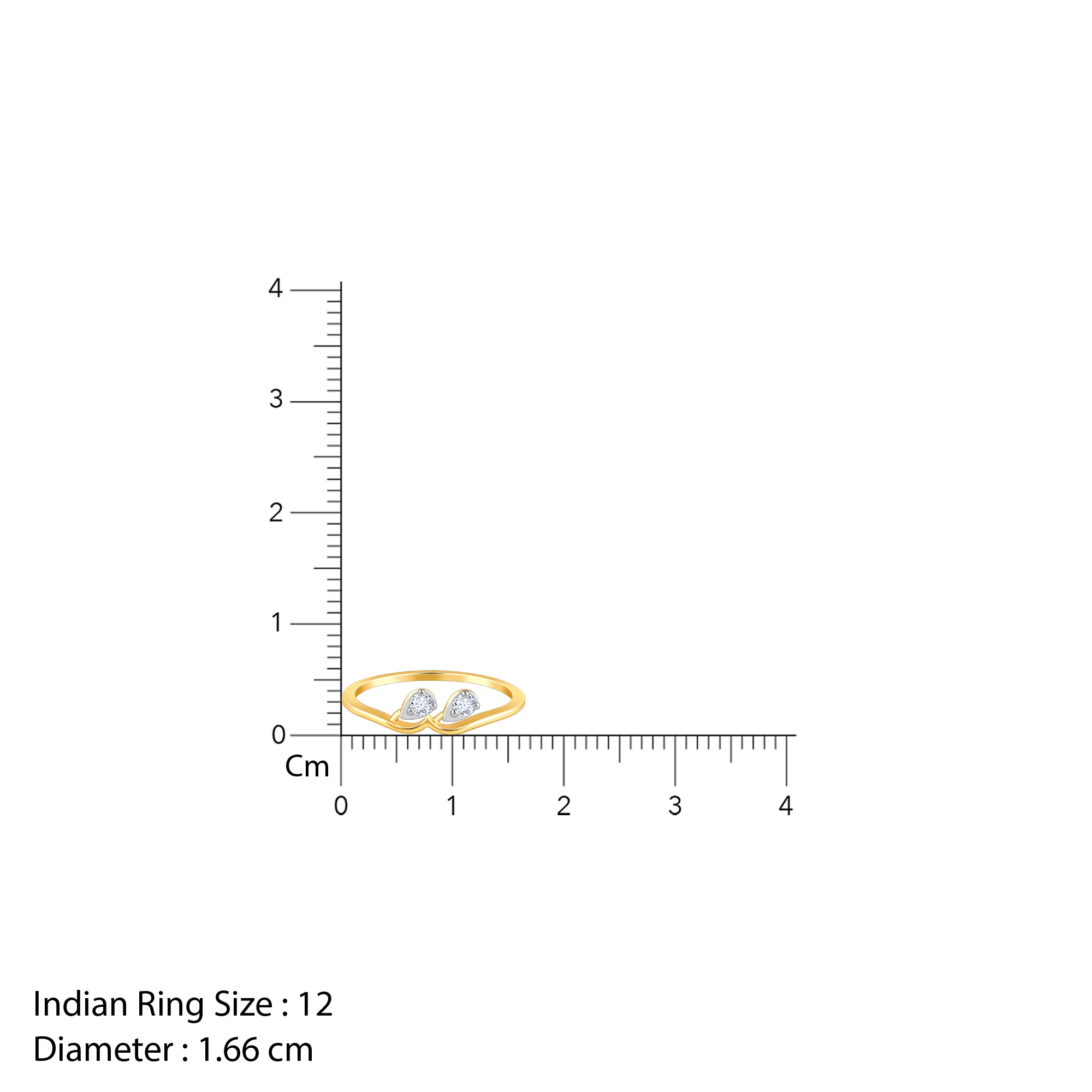 Gold Opal Waves Lab Grown Diamond Ring - Image 6