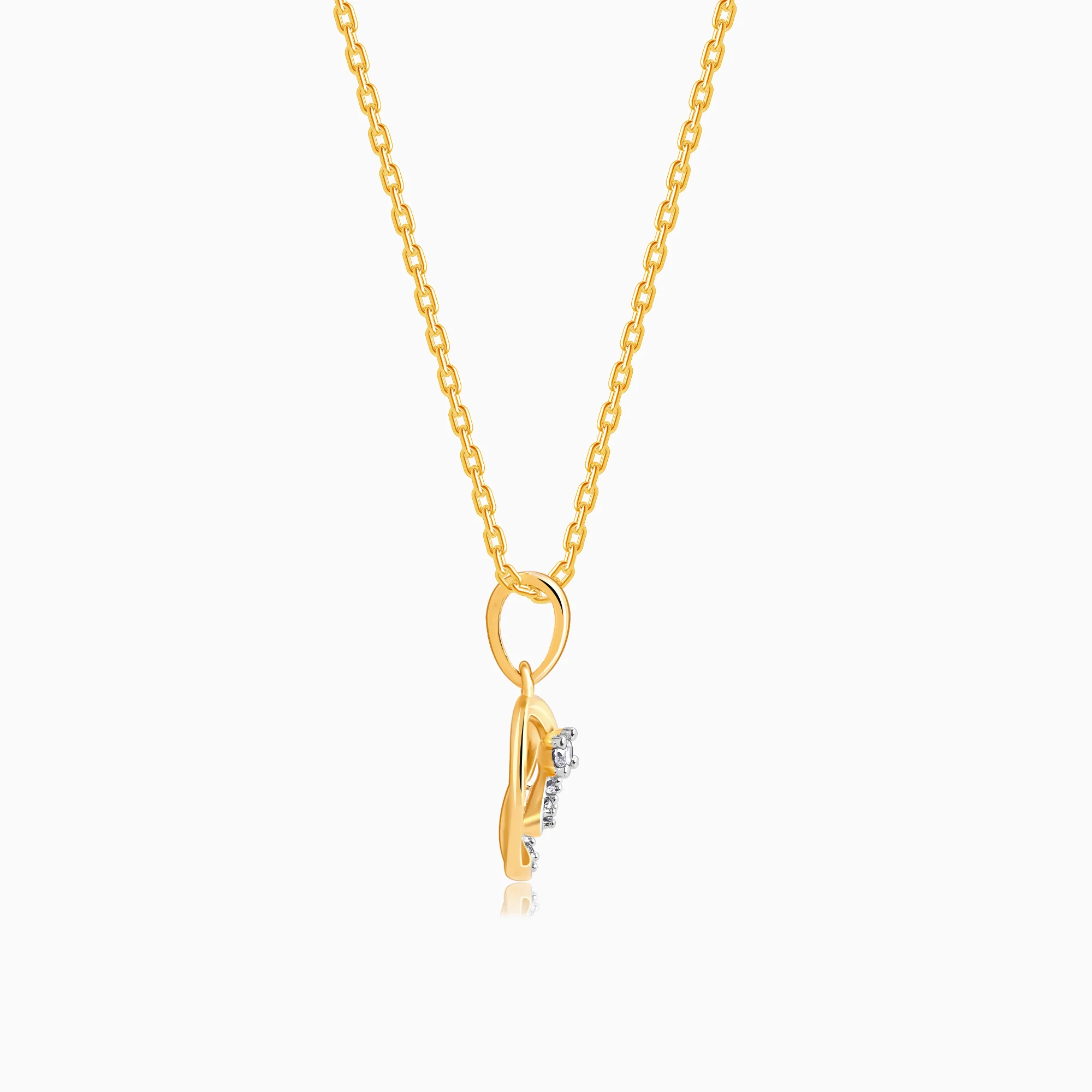 Gold Pearsome Diamond Pendant - Image 5