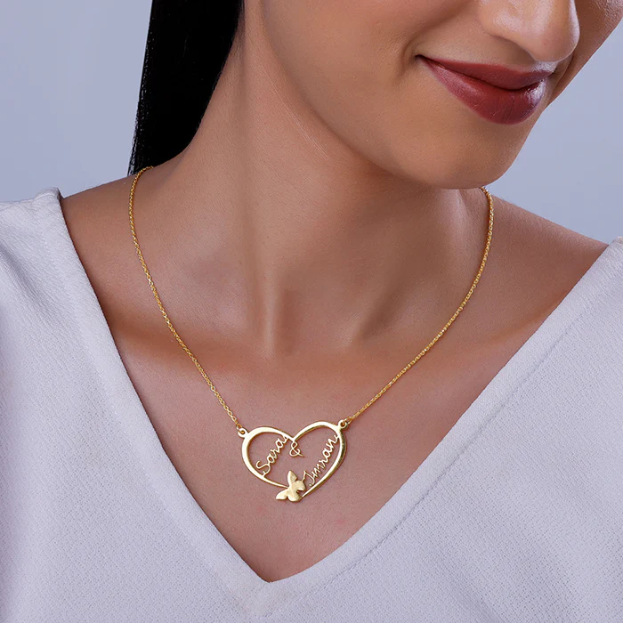 Gold Personalised Forever Yours Pendant - Image 4