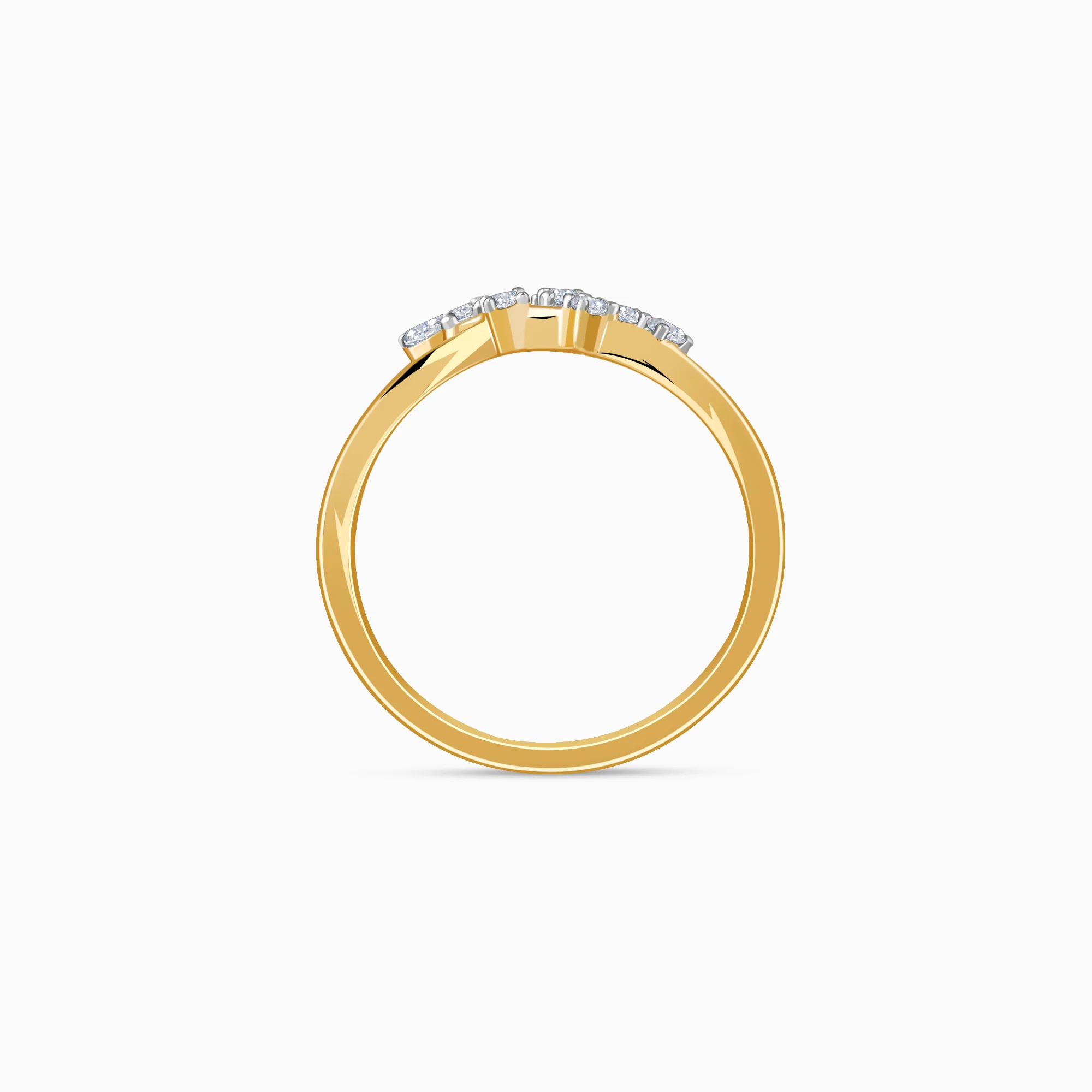 Gold Pieris Lab Grown Diamond Ring - Image 5