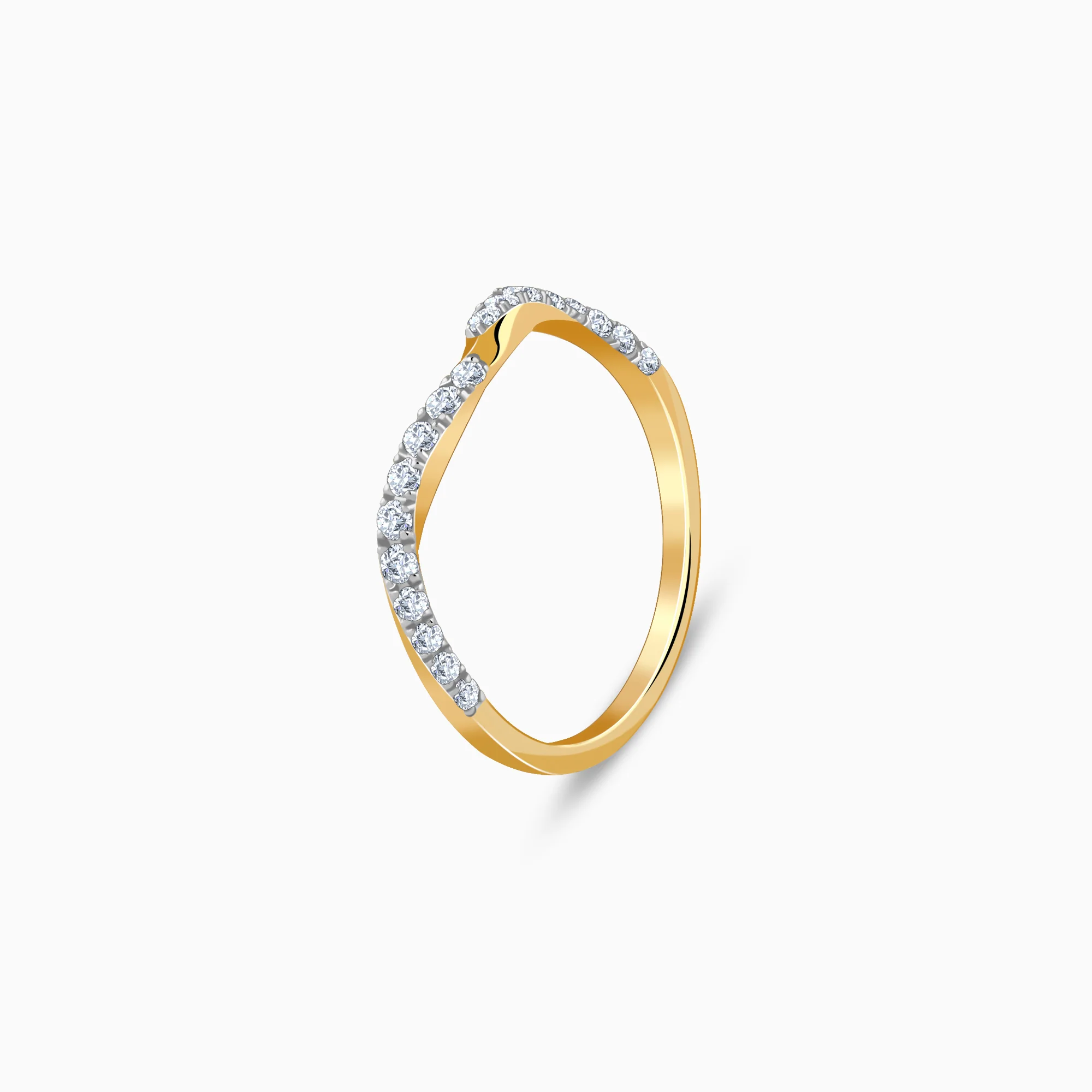Gold Pristine Set Lab Grown Diamond Ring - Image 4