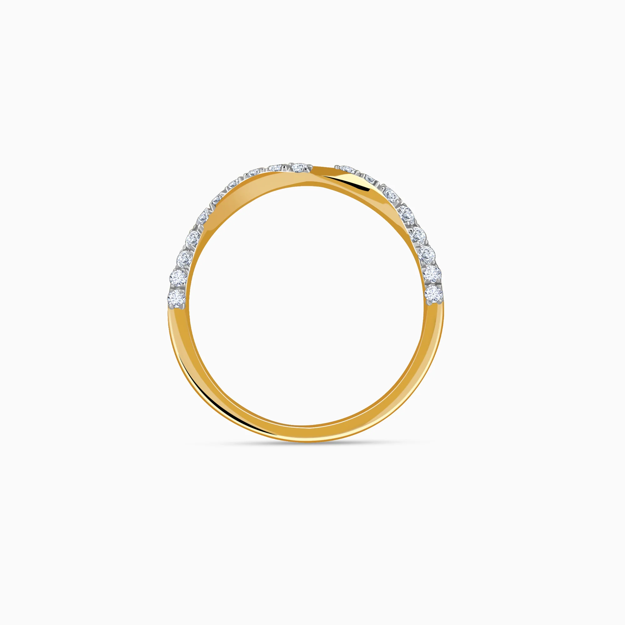 Gold Pristine Set Lab Grown Diamond Ring - Image 5