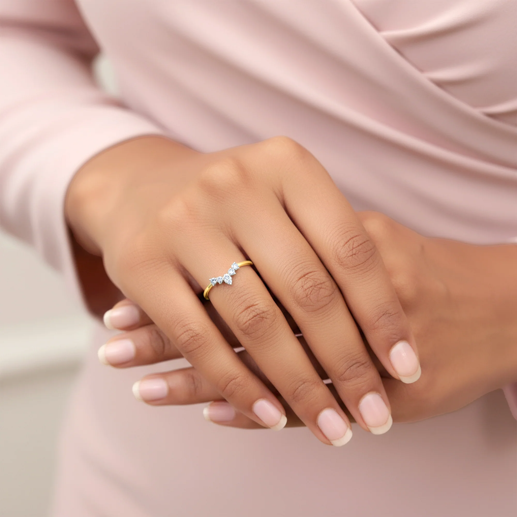 Gold Regalia Lab Grown Diamond Ring - Image 3