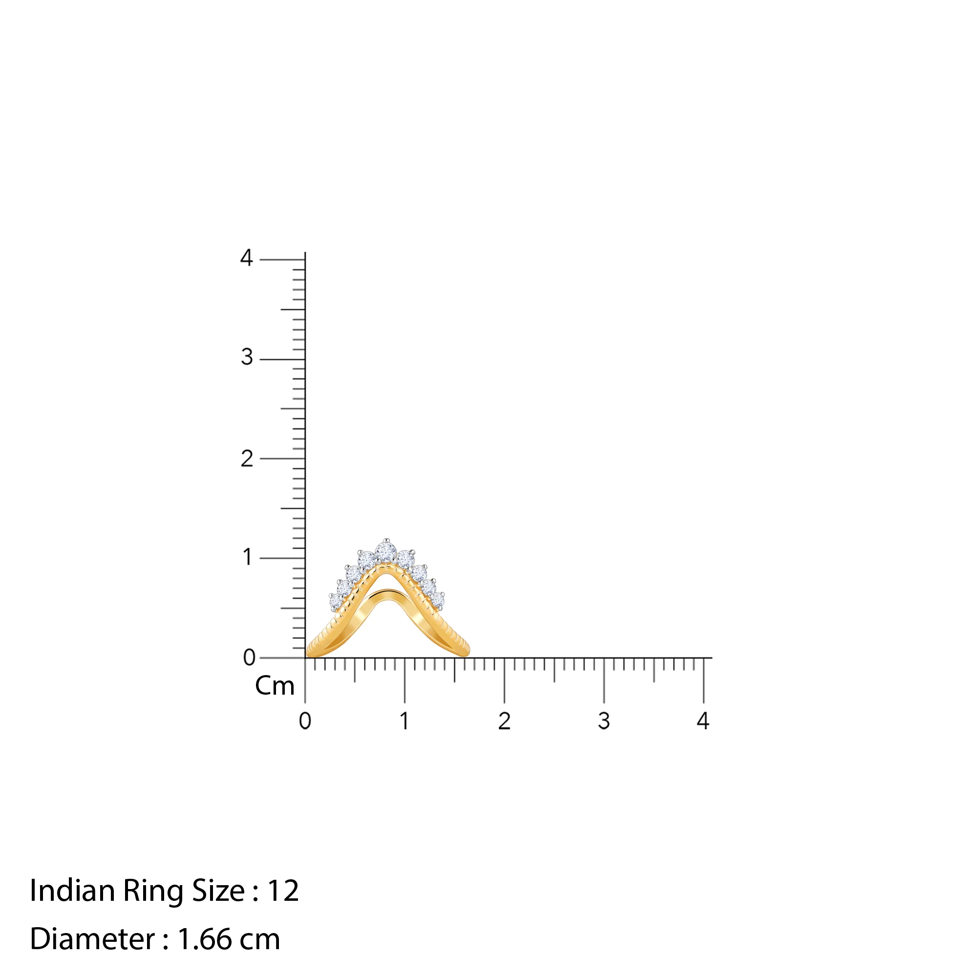 Gold Regalia Lab Grown Diamond Vanki Ring - Image 6