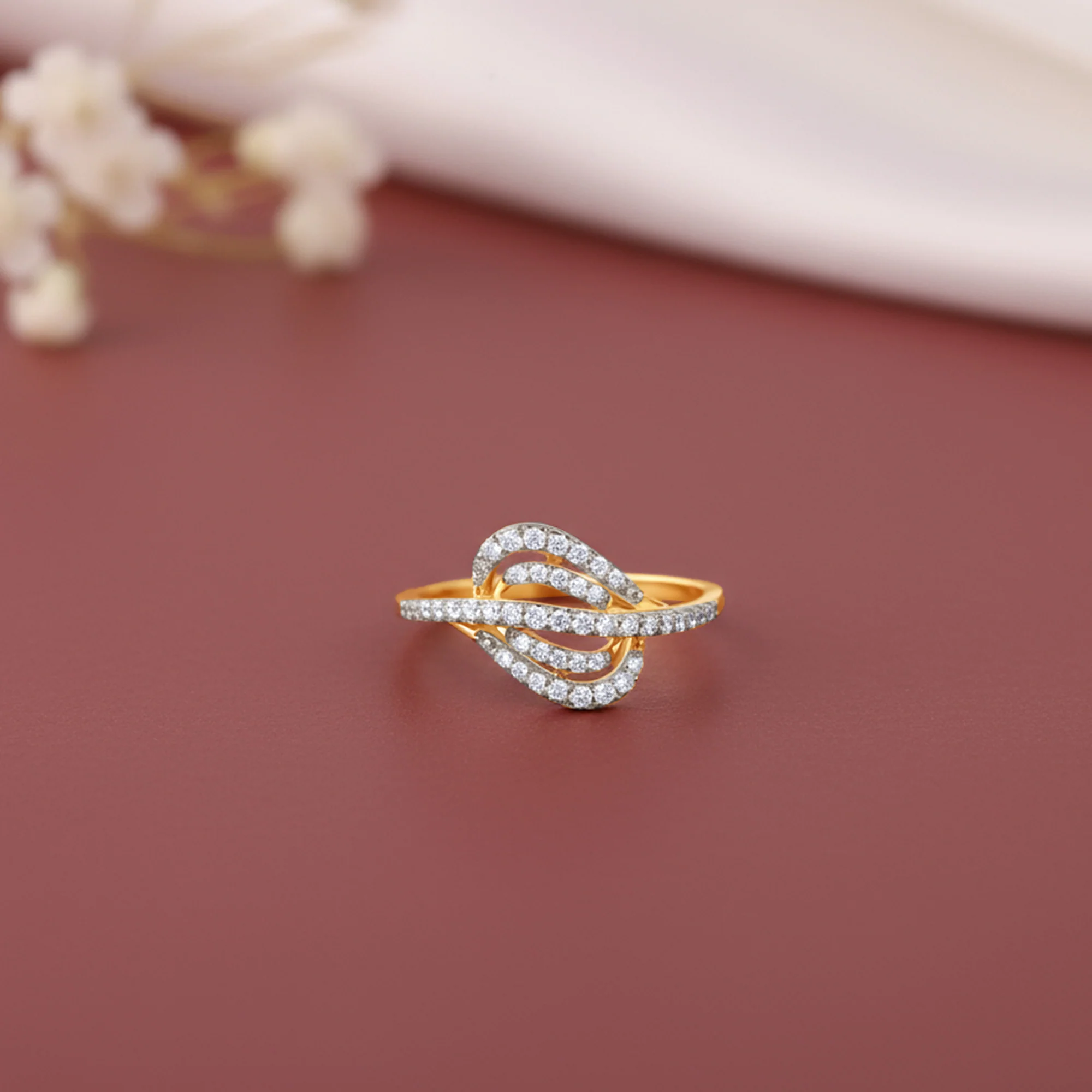 Gold Sassy Lab Grown Diamond Ring - Image 2