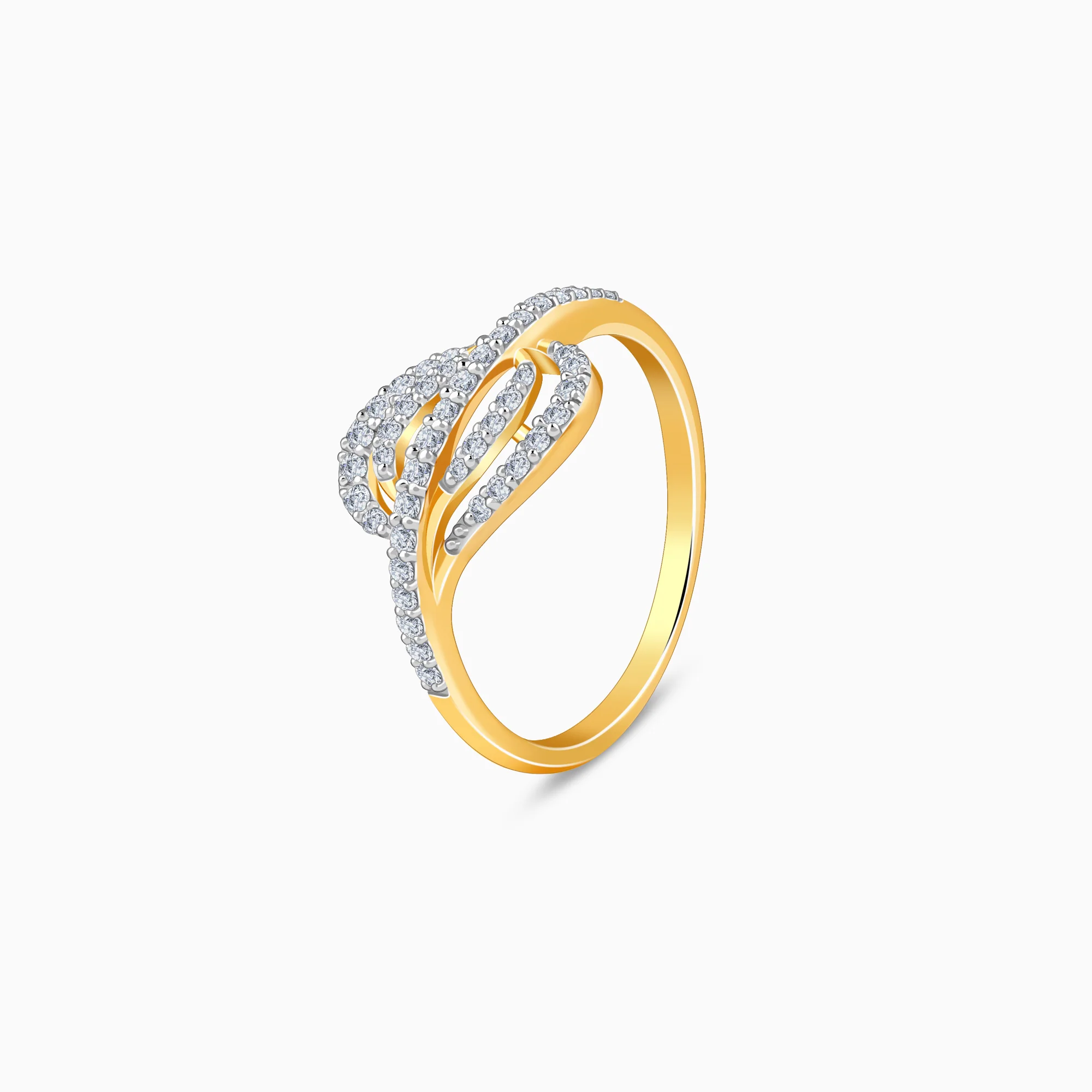 Gold Sassy Lab Grown Diamond Ring - Image 4