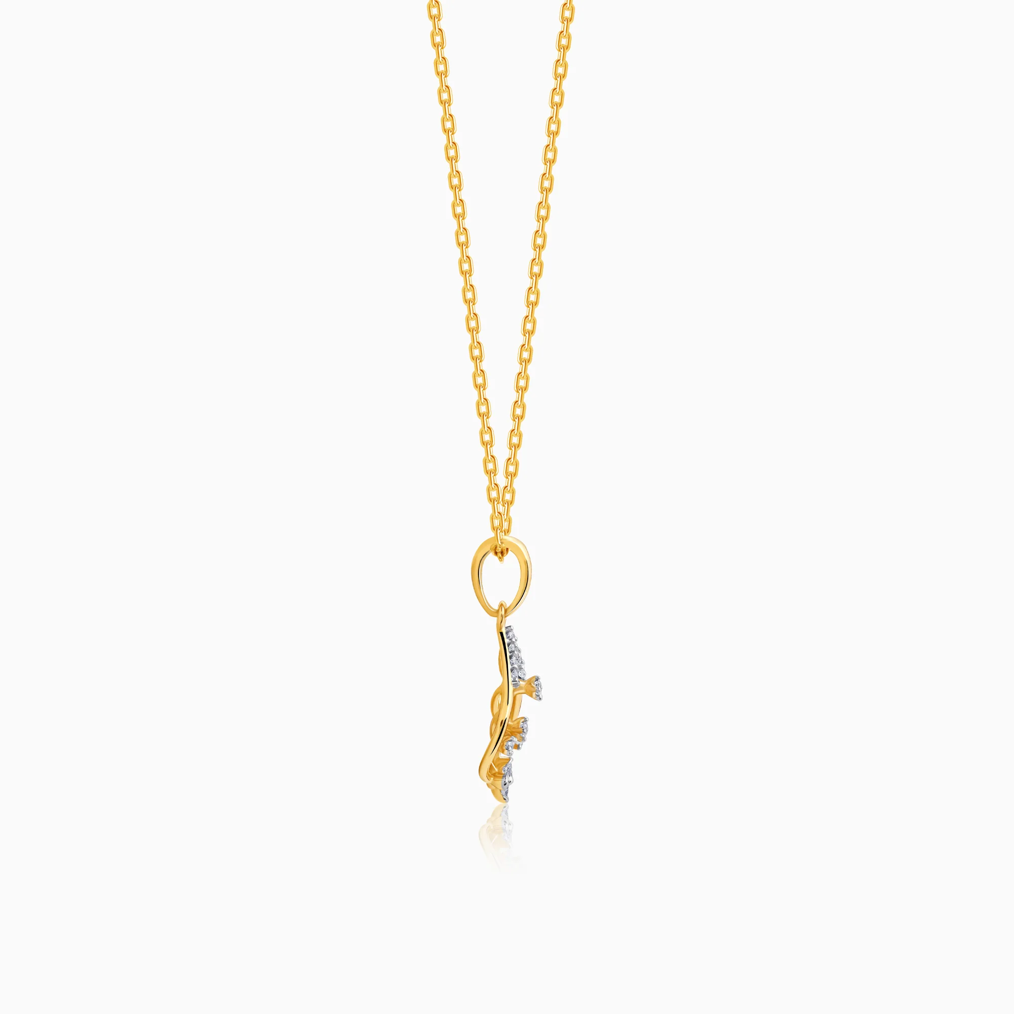 Gold Satomi Diamond Pendant - Image 5
