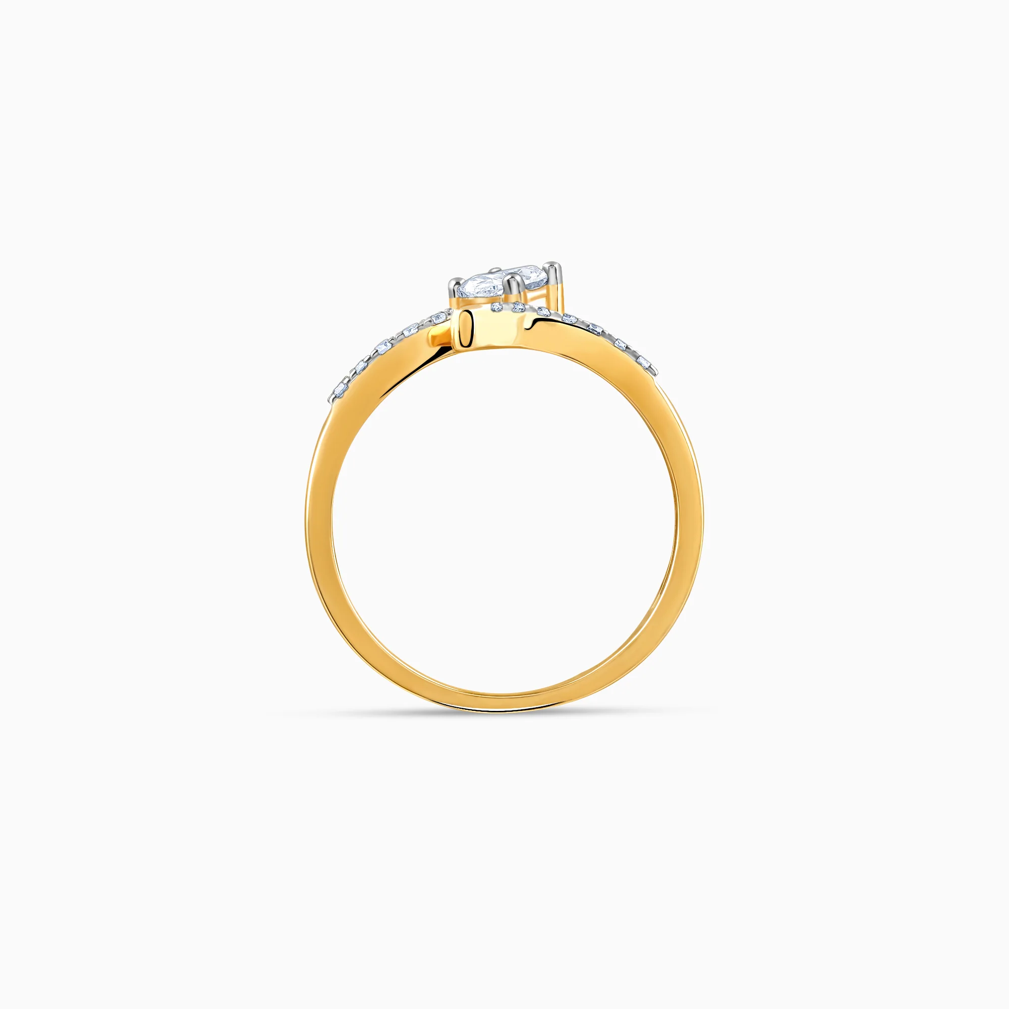 Gold Selene Lab Grown Diamond Solitaire Ring - Image 5