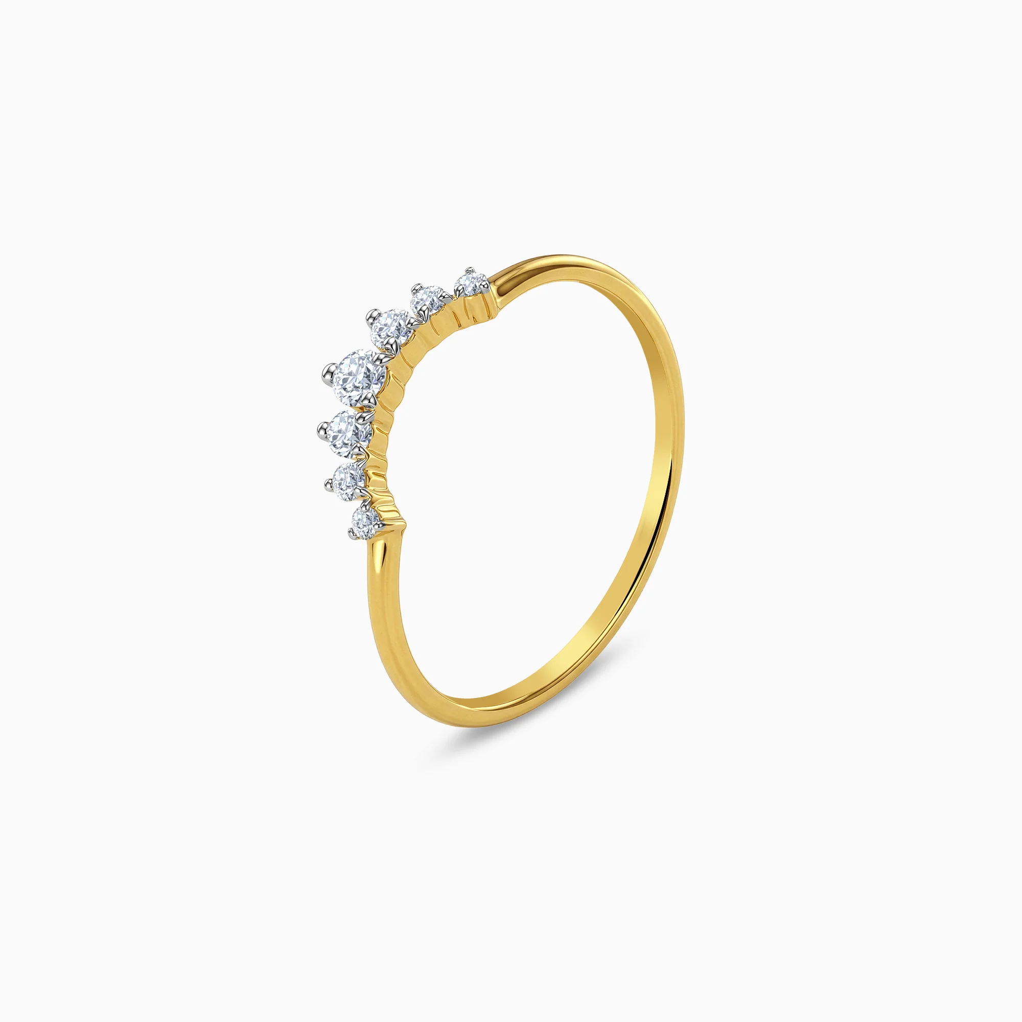 Gold Serac Vanki Lab Grown Diamond Ring (Size 12) - Image 4