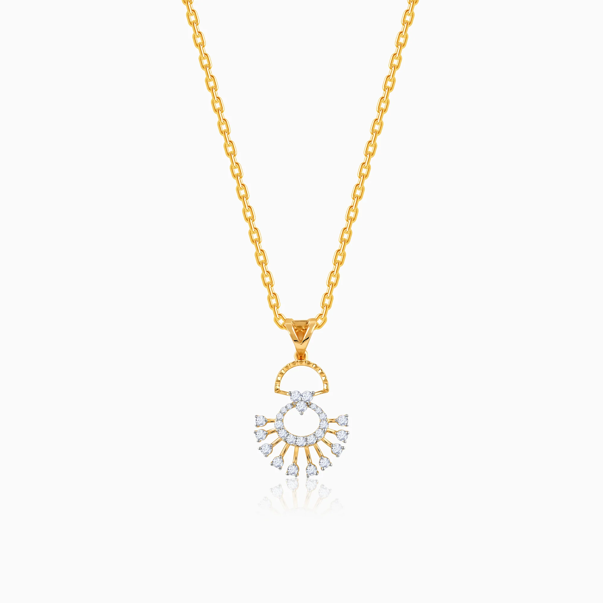 Gold Serene Moments Lab Grown Diamond Pendant