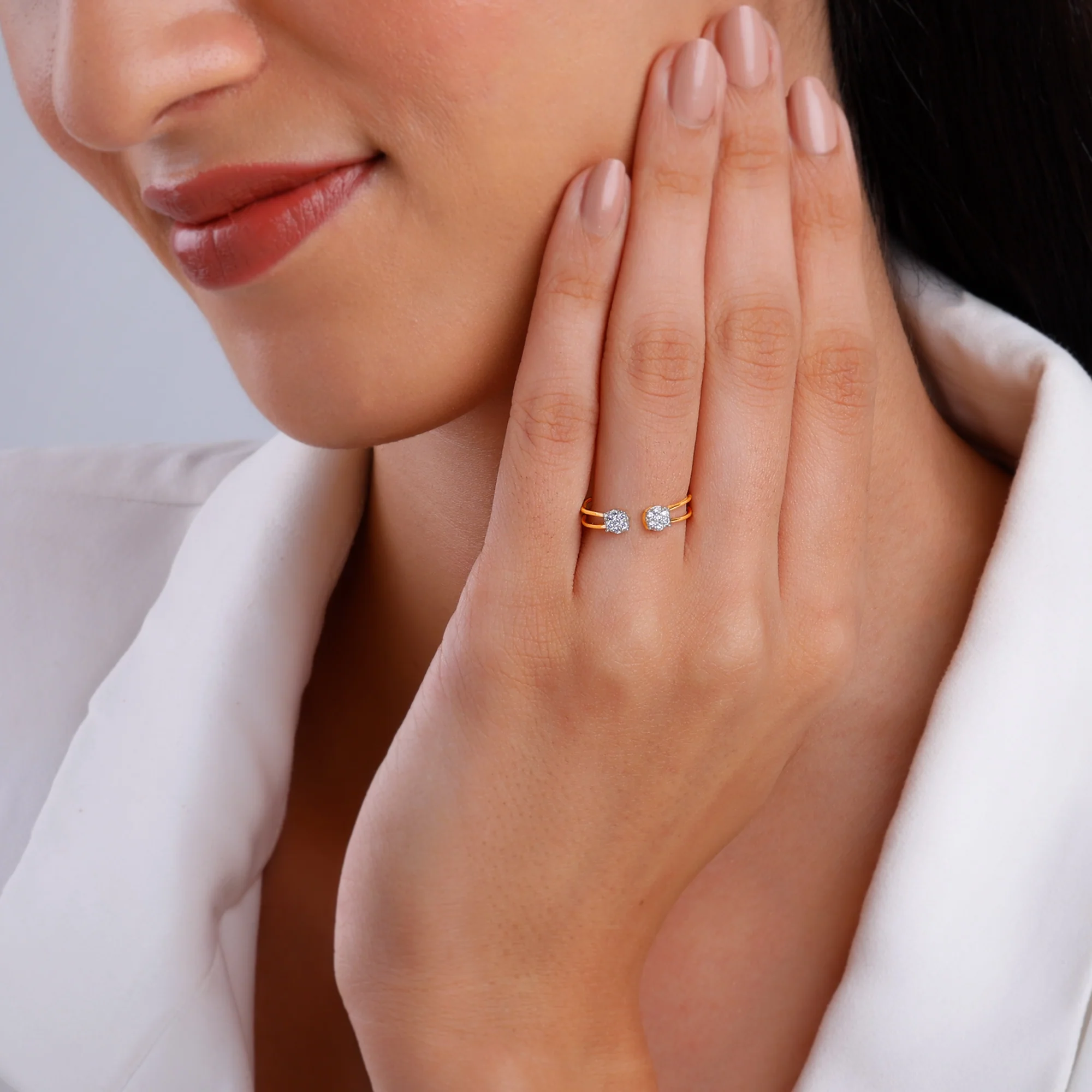 Gold Shared Journey Diamond Ring - Image 3