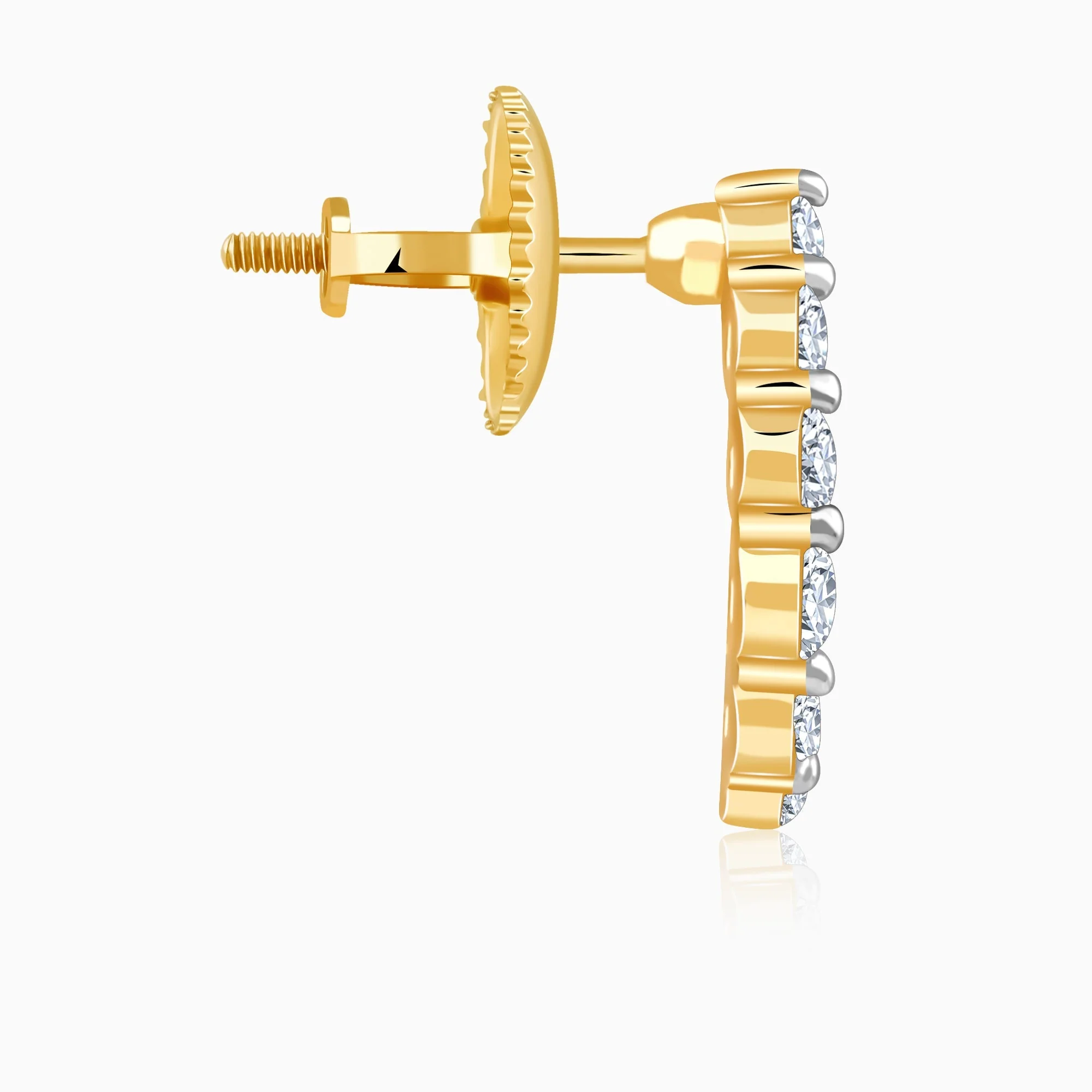 Gold Shine Command Lab Grown Diamond Studs - Image 5