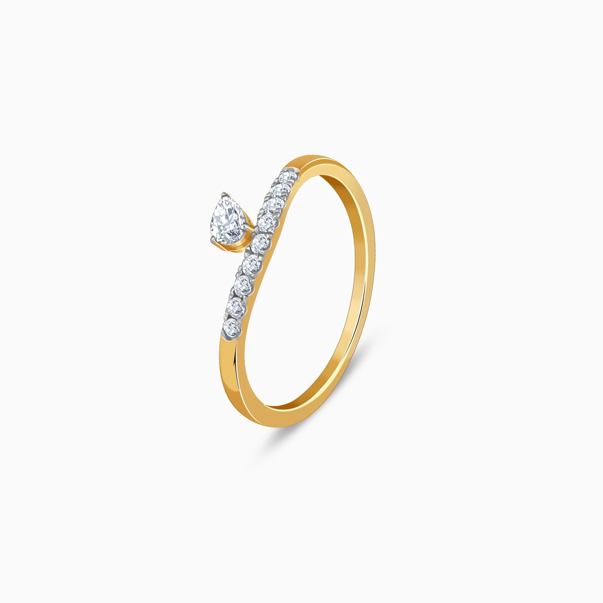 Gold Shine Love Lab Grown Diamond Ring - Image 4