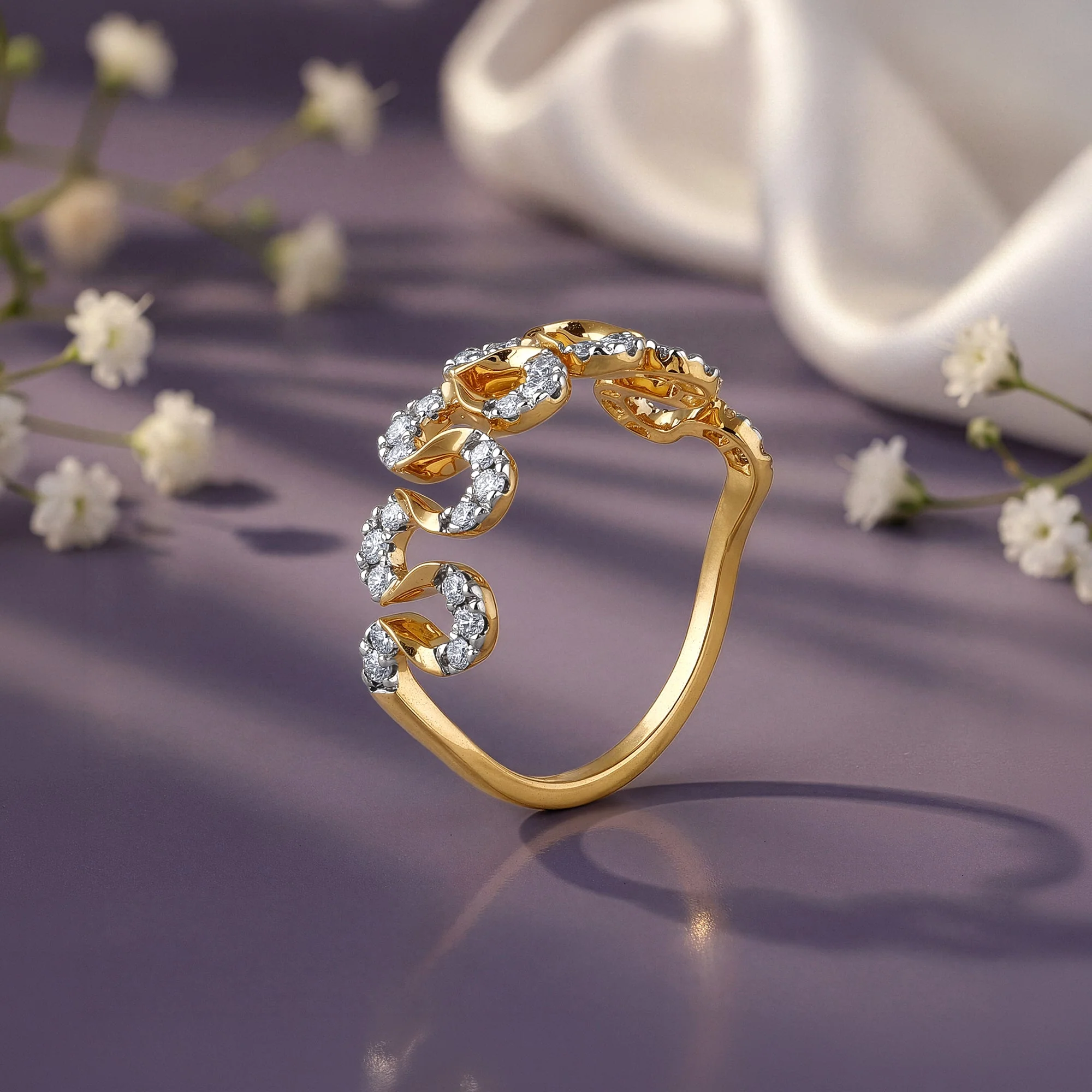 Gold Simone Lab Grown Diamond Ring (Size 12) - Image 2