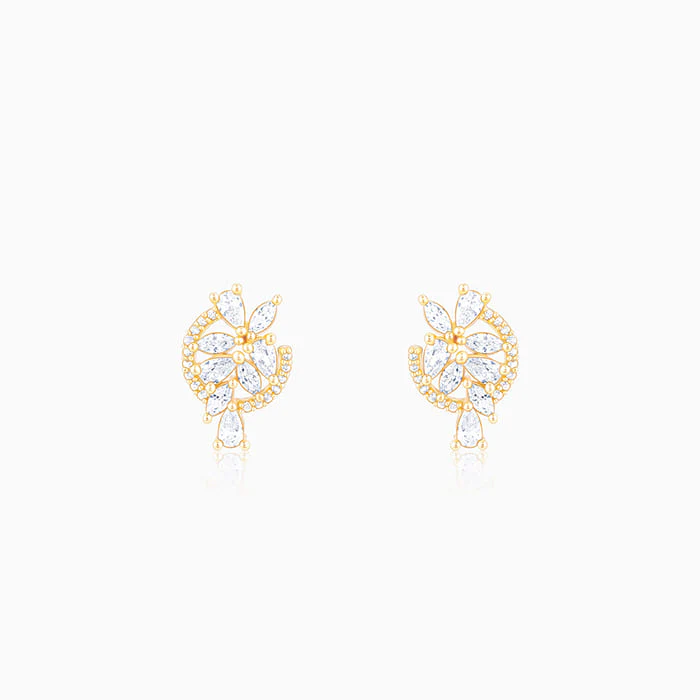 The White Periwinkle Earrings
