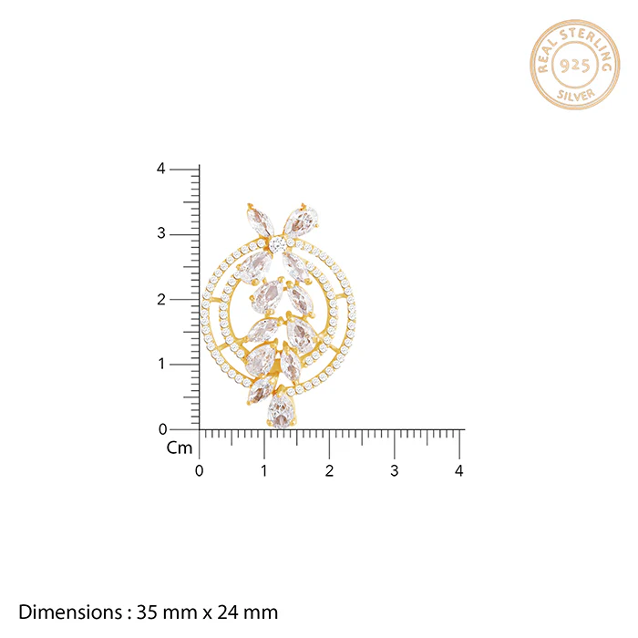 The White Periwinkle Pendant With Link Chain - Image 5