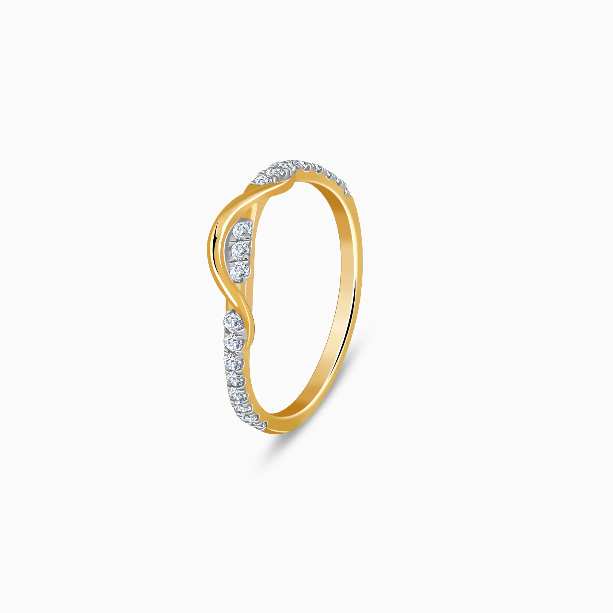Gold Style Sparkle Lab Grown Diamond Ring - Image 4