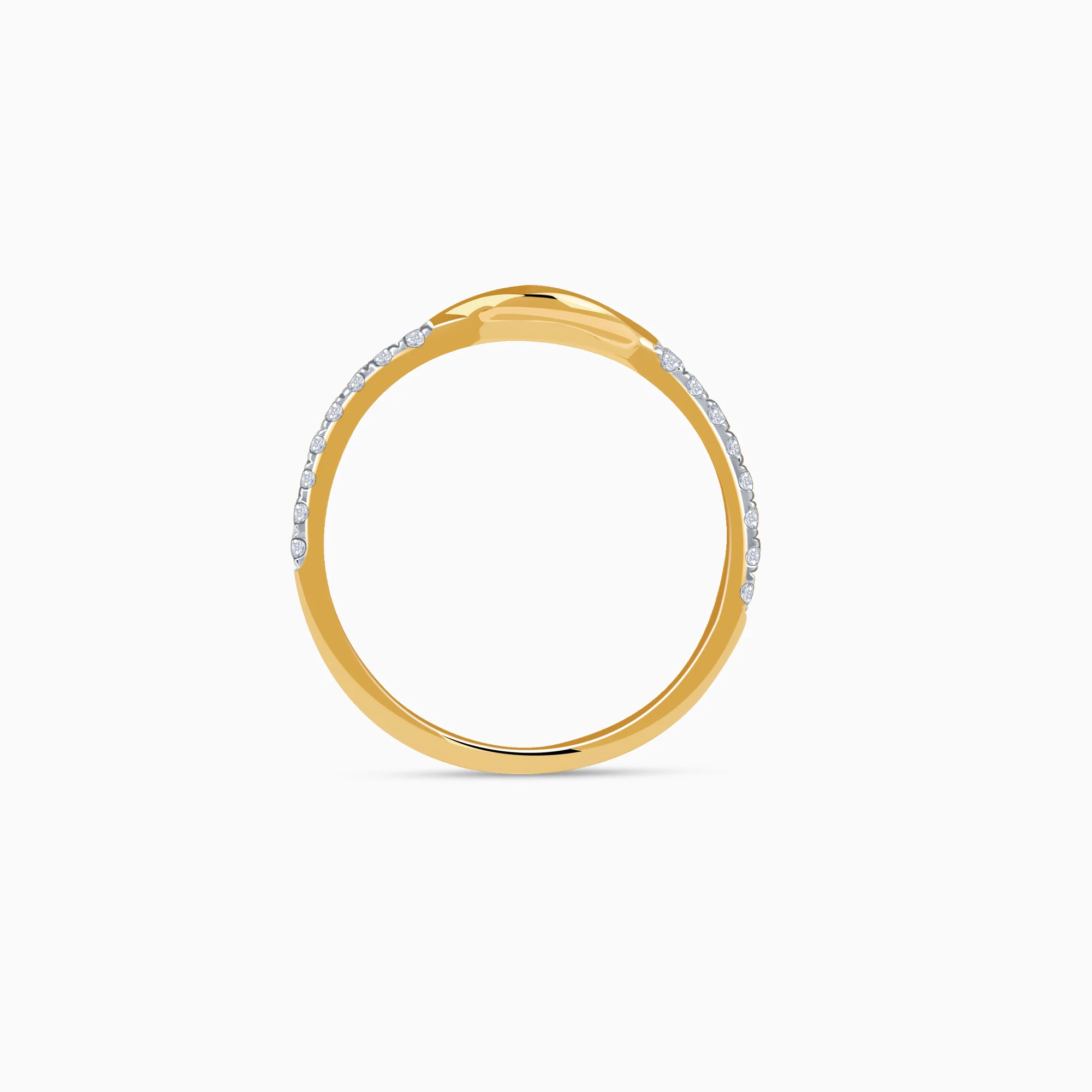 Gold Style Sparkle Lab Grown Diamond Ring - Image 5