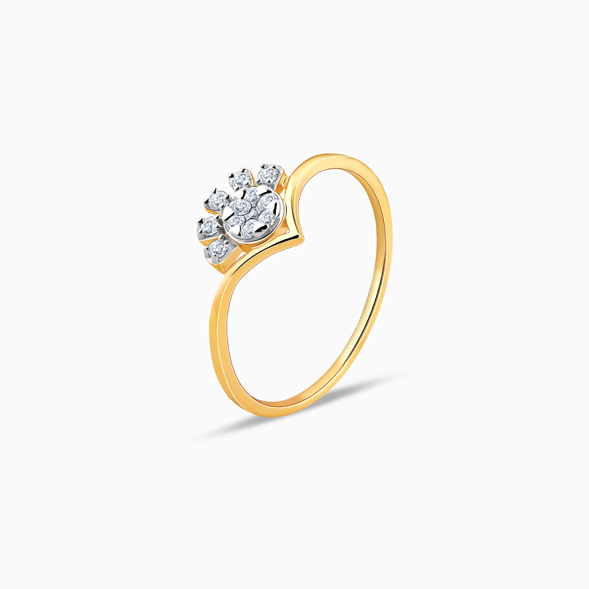 Gold Sunshine Diamond Ring - Image 4