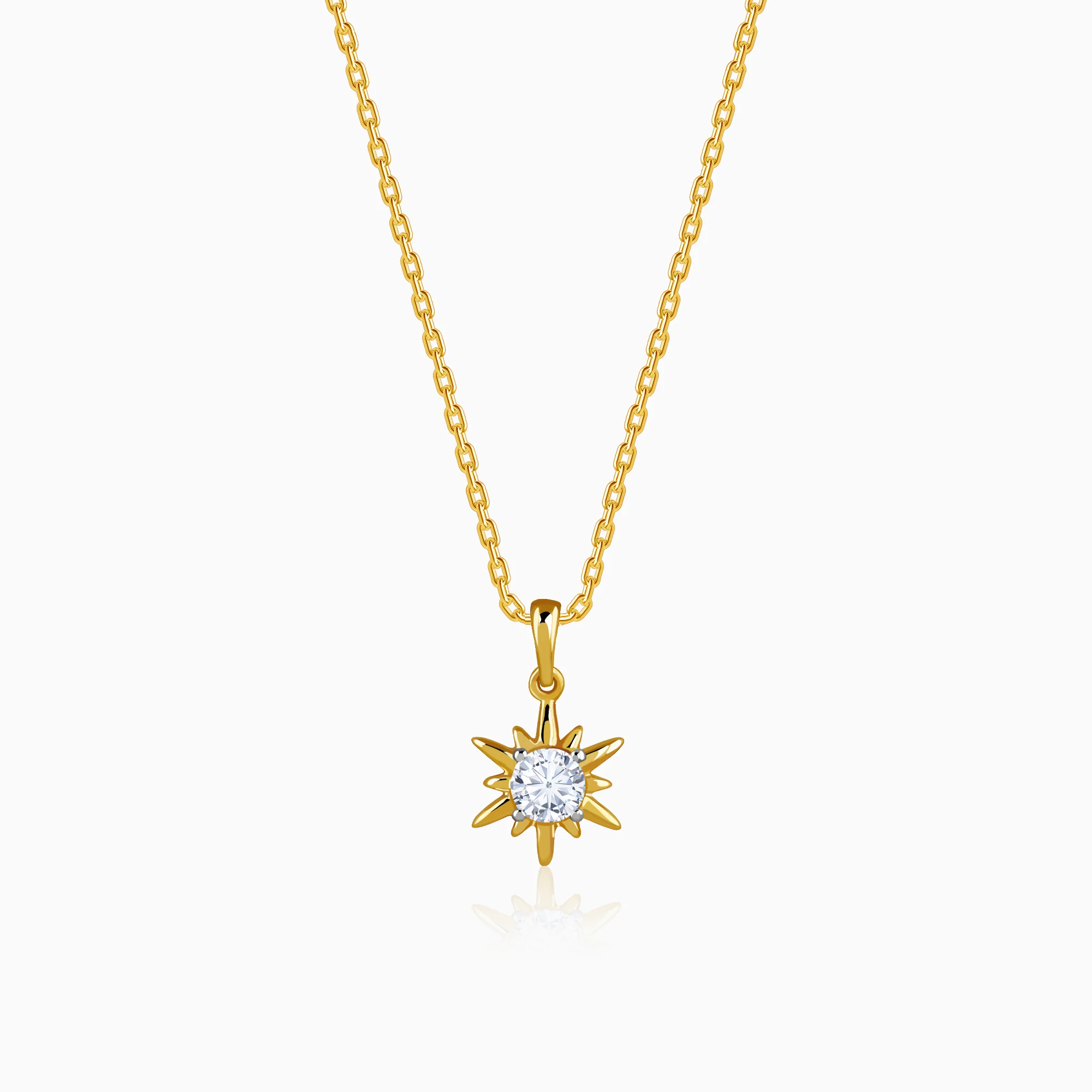 Gold Sunshine Dream Lab Grown Diamond Pendant
