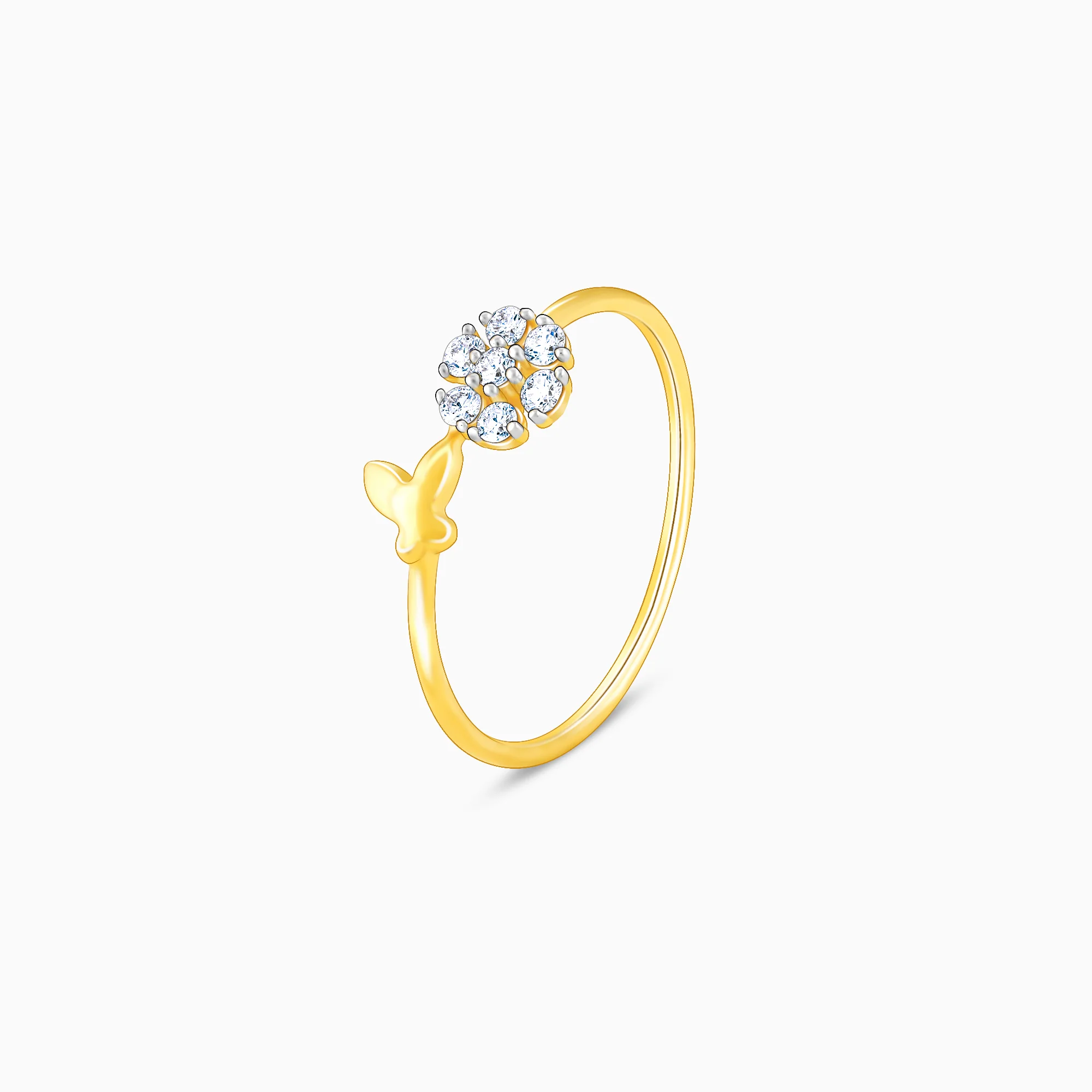 Gold Sweet Nectar Diamond Ring - Image 4