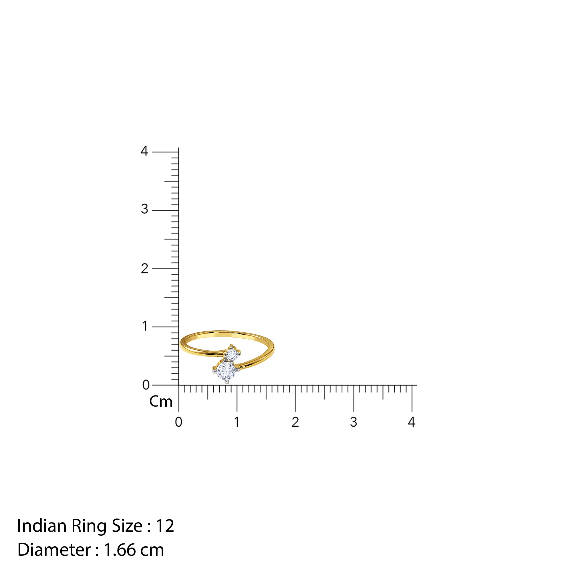 Gold Timelessly You Lab Grown Diamond Ring (Size 12) - Image 5