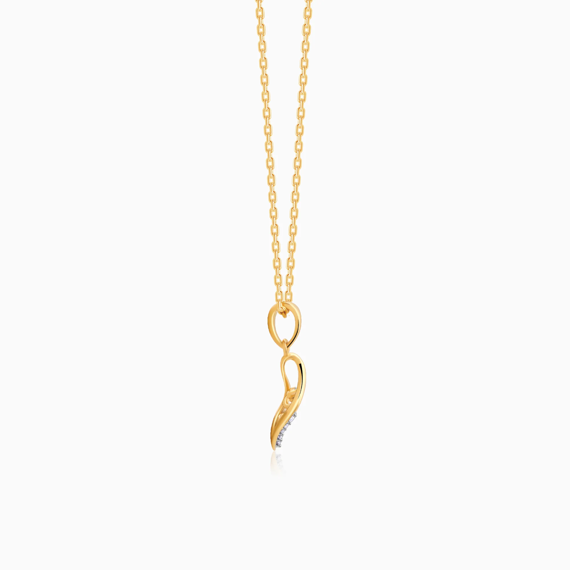Gold Veil Diamond Pendant - Image 5