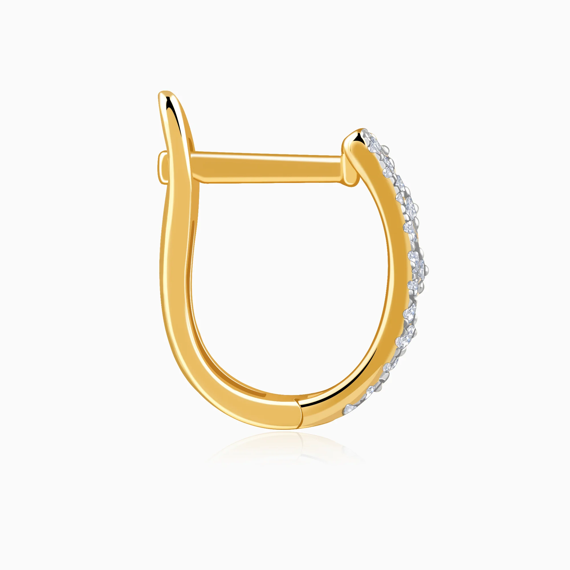 Gold Veyona Lab Grown Diamond Earrings - Image 5