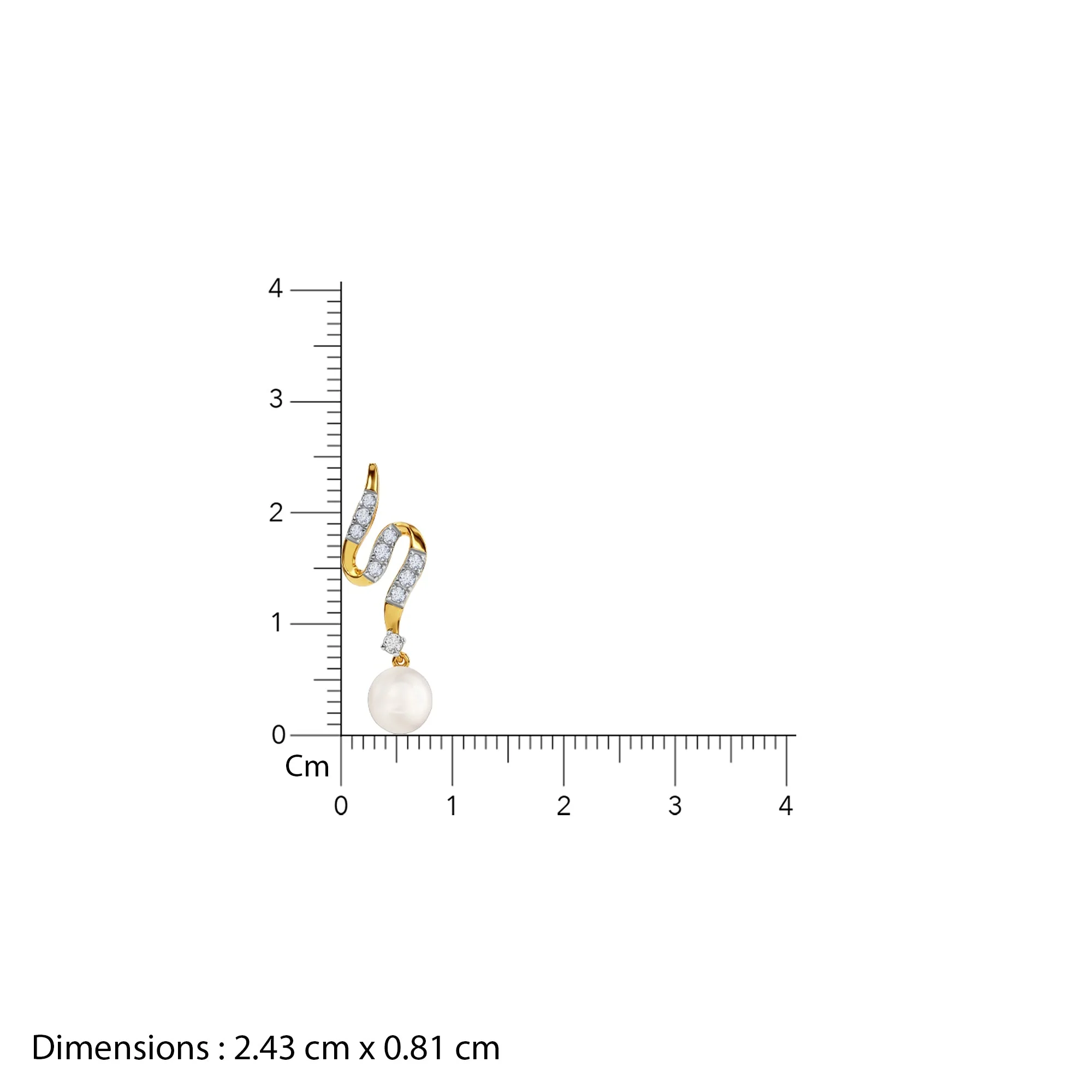 Gold Viera Lab Grown Diamond Earrings - Image 5