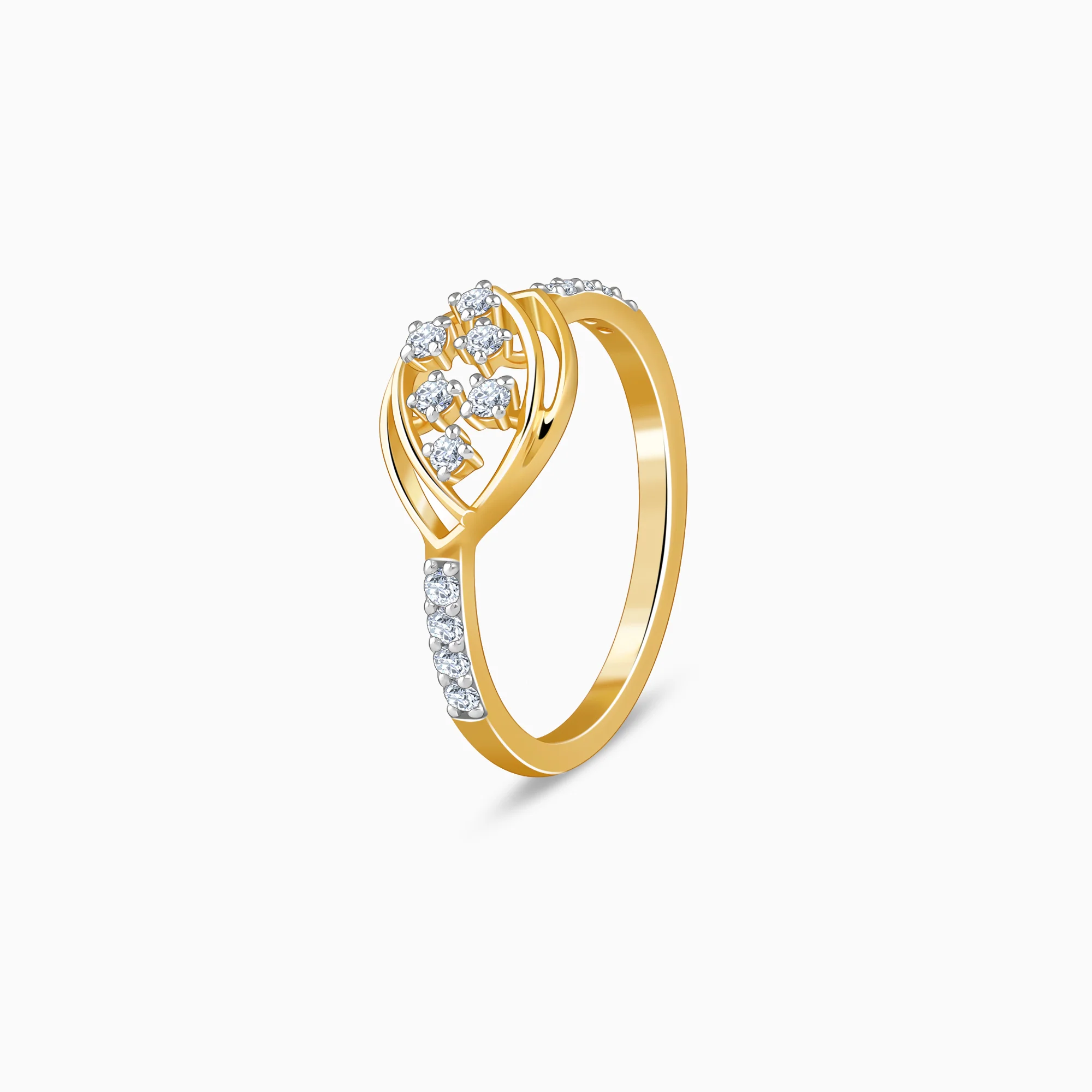 Gold Visionary Spark Lab Grown Diamond Ring - Image 4