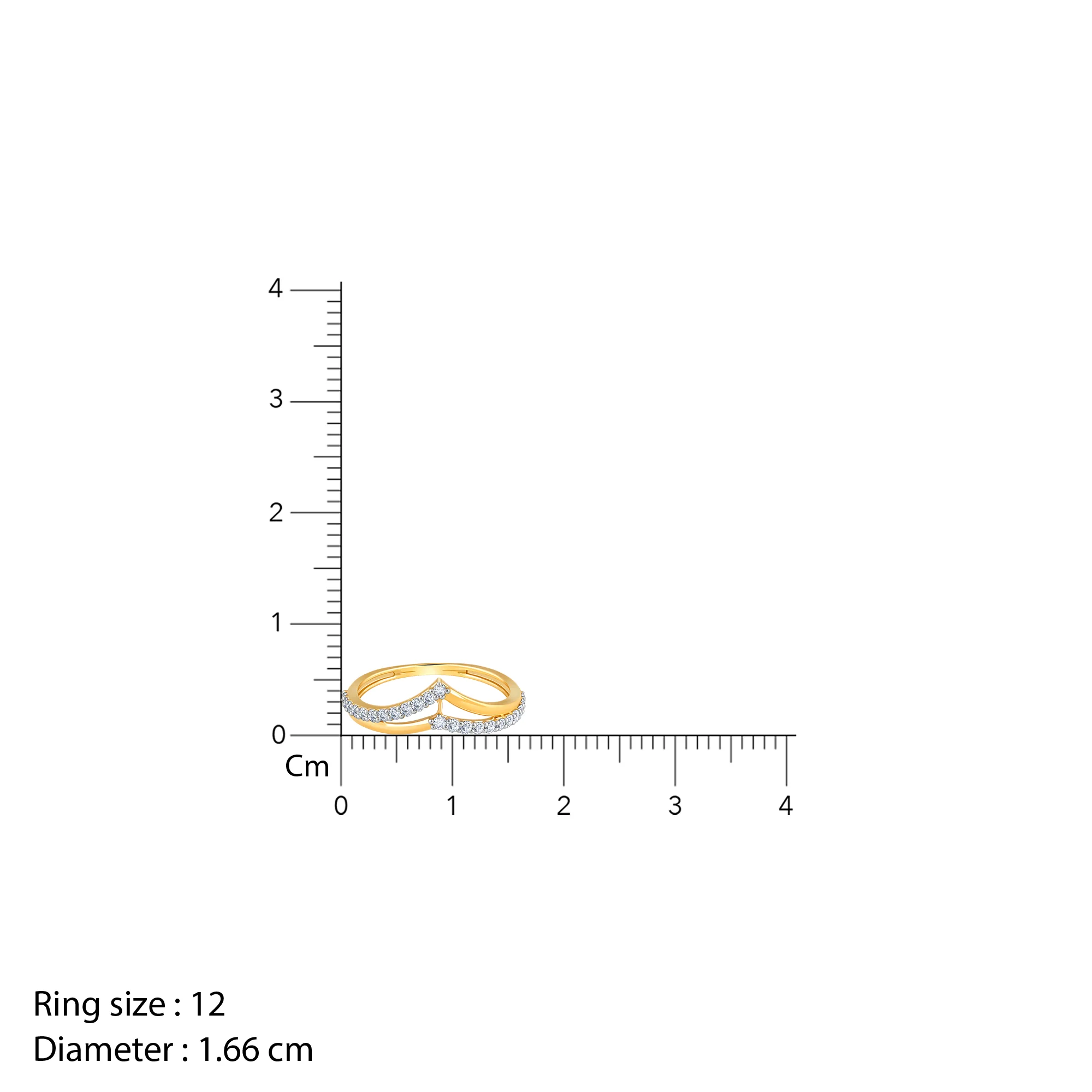 Gold Vividia Diamond Ring - Image 5