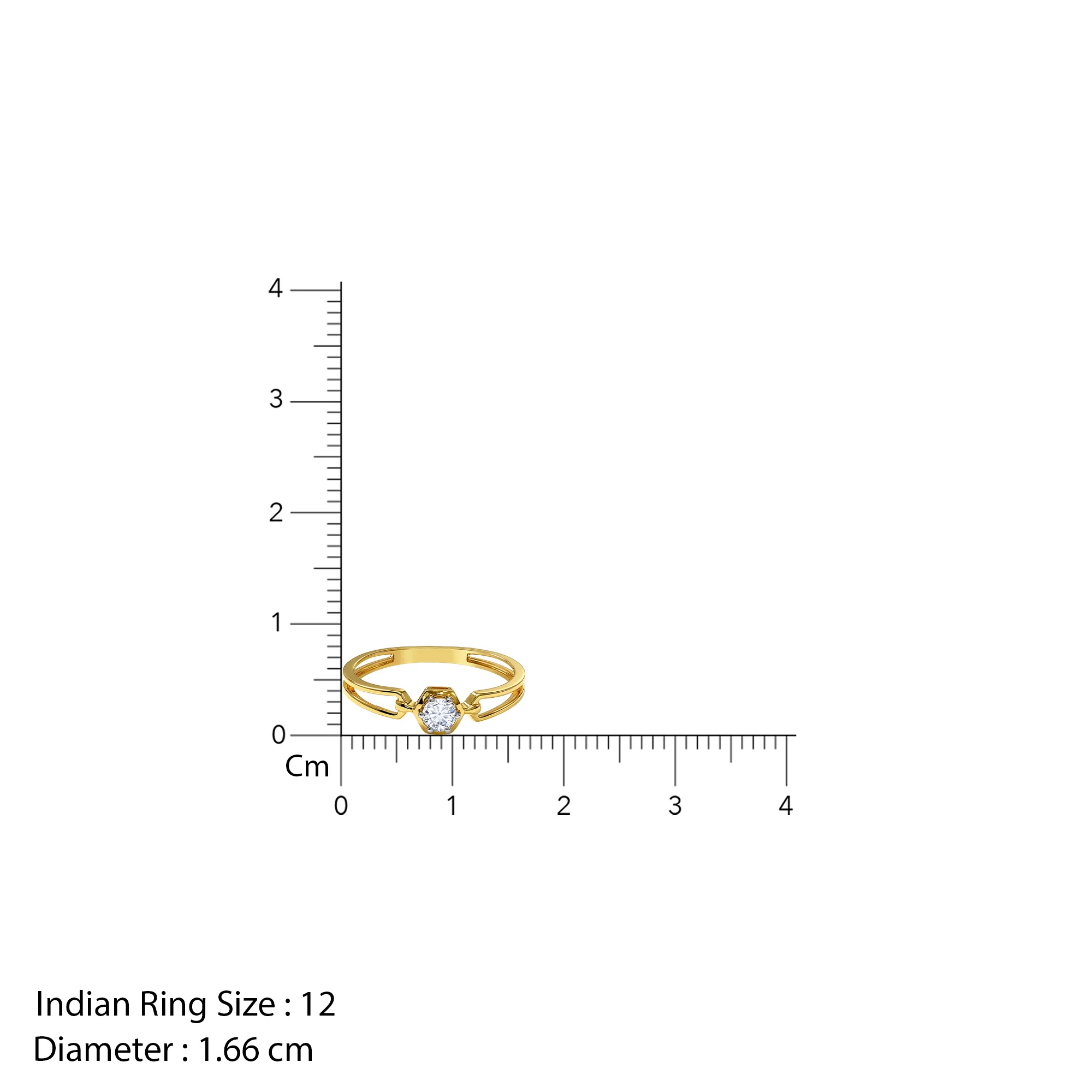 Gold Your Muse Lab Grown Diamond Ring (Size 12) - Image 5