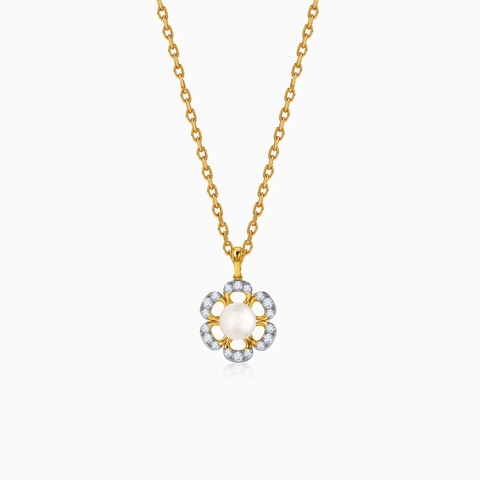 Gold Zahra Shine Lab Grown Diamond Pendant